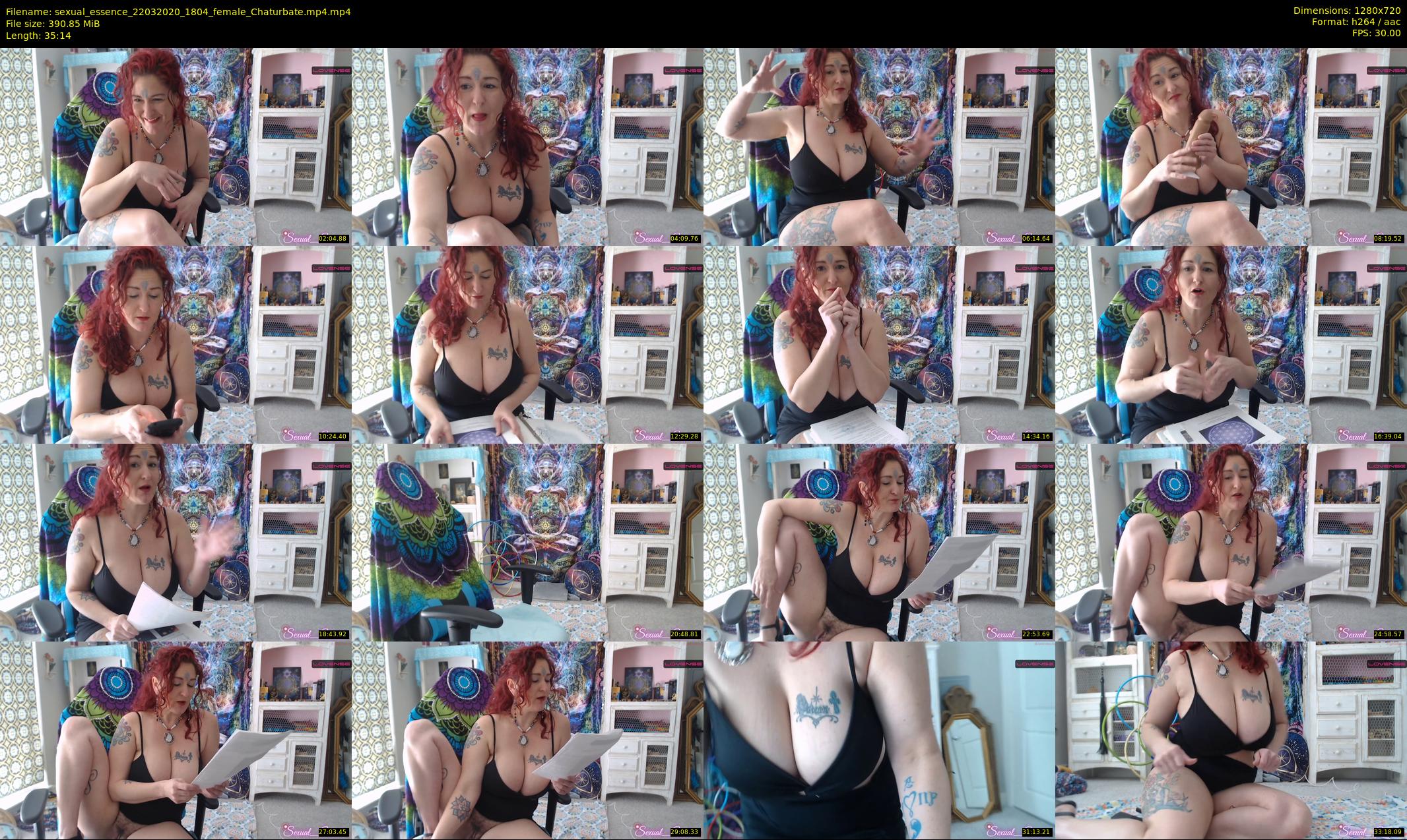 sexual_essence — 36 minute Chaturbate female cam show recording, 720p, Mar 22, 2020