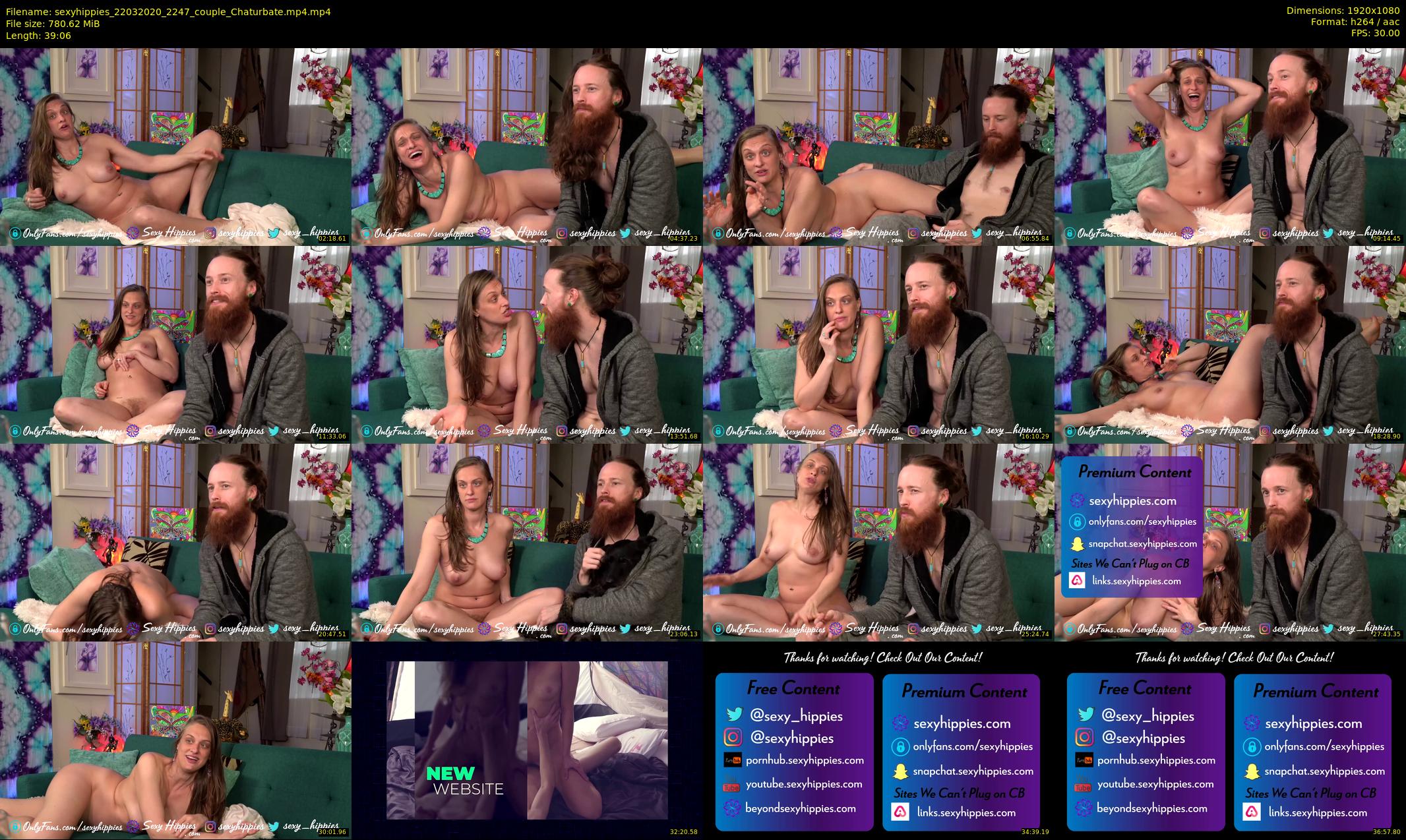 sexyhippies — 40 minute Chaturbate couple cam show recording, 1080p, Mar 22, 2020
