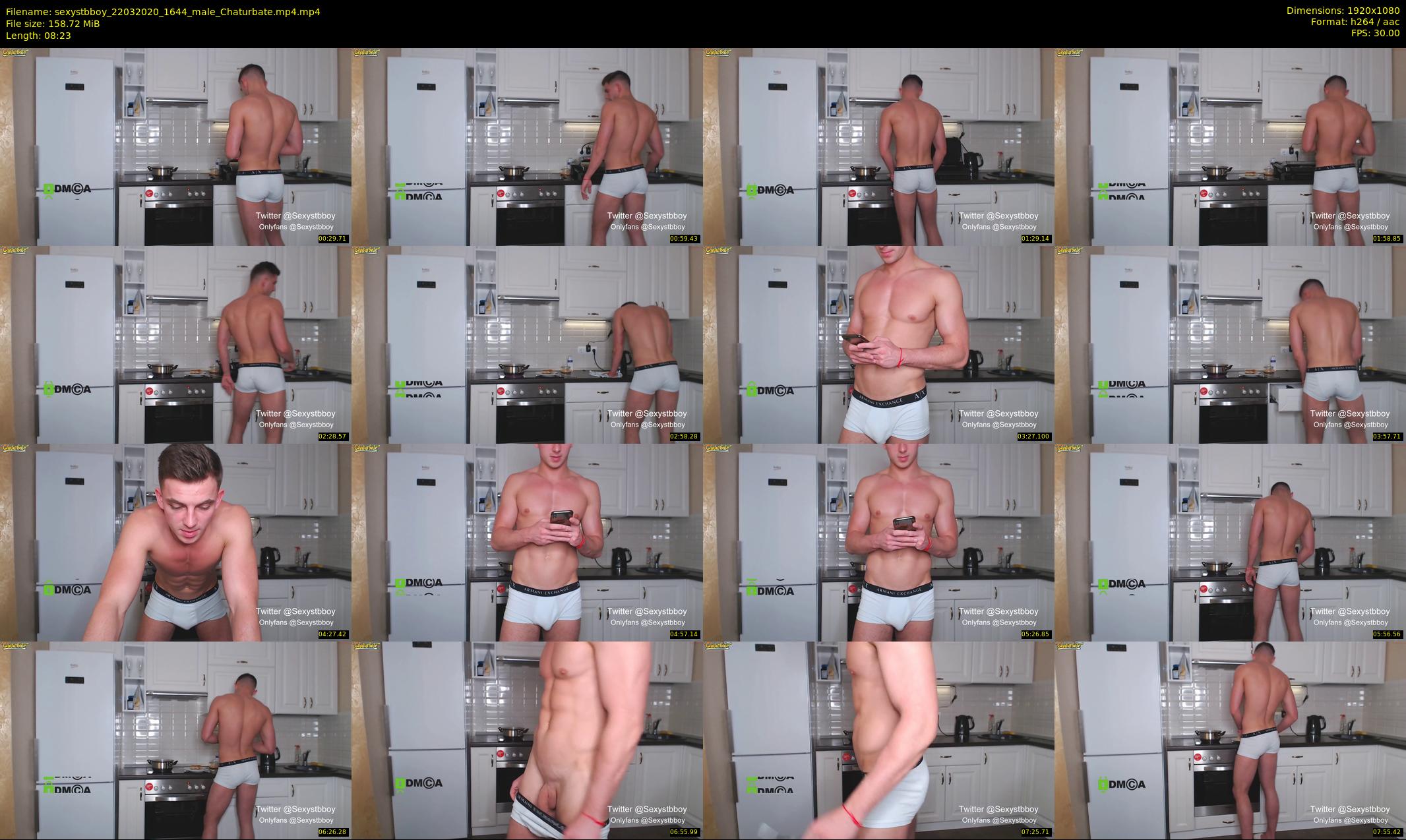 sexystbboy — 9 minute Chaturbate male cam show recording, 1080p, Mar 22, 2020