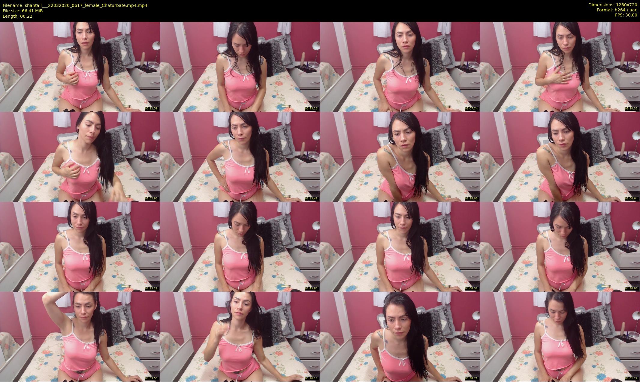 shantall__ — 7 minute Chaturbate female cam show recording, 720p, Mar 22, 2020