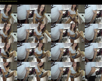 tattoo_couple77 — 3 minute Chaturbate couple cam show recording, 1080p, Mar 22, 2020