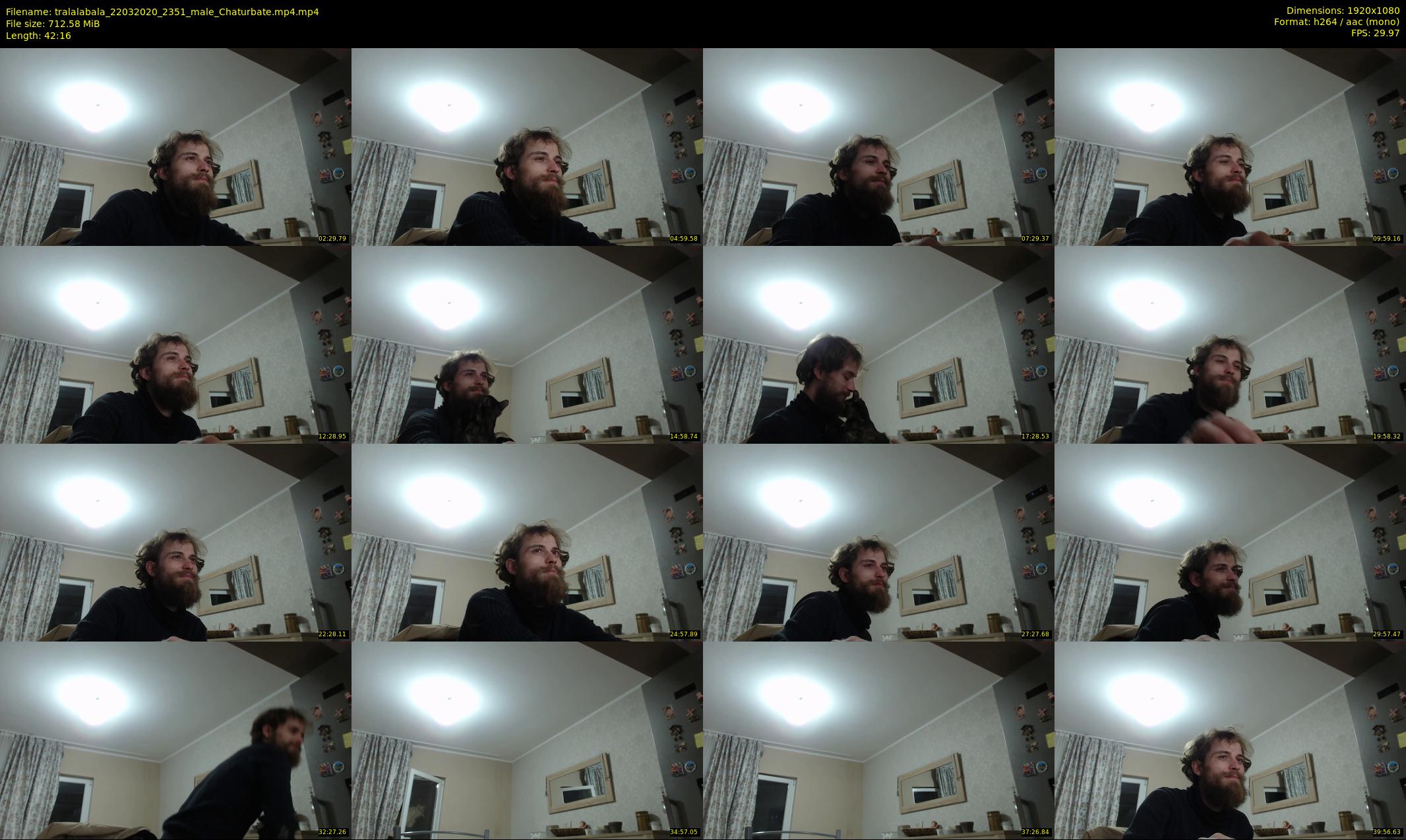 tralalabala — 43 minute Chaturbate male cam show recording, 1080p, Mar 22, 2020