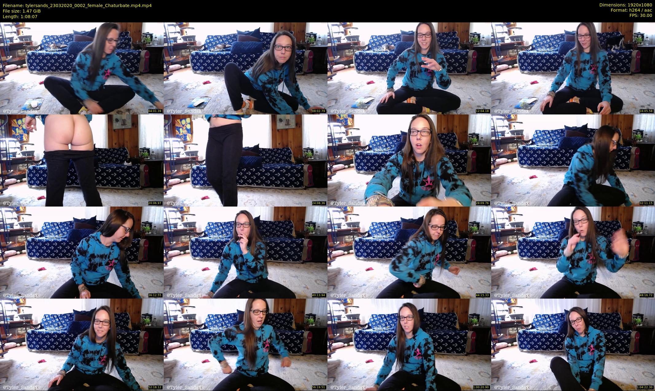 tylersands — 69 minute Chaturbate female cam show recording, 1080p, Mar 23, 2020