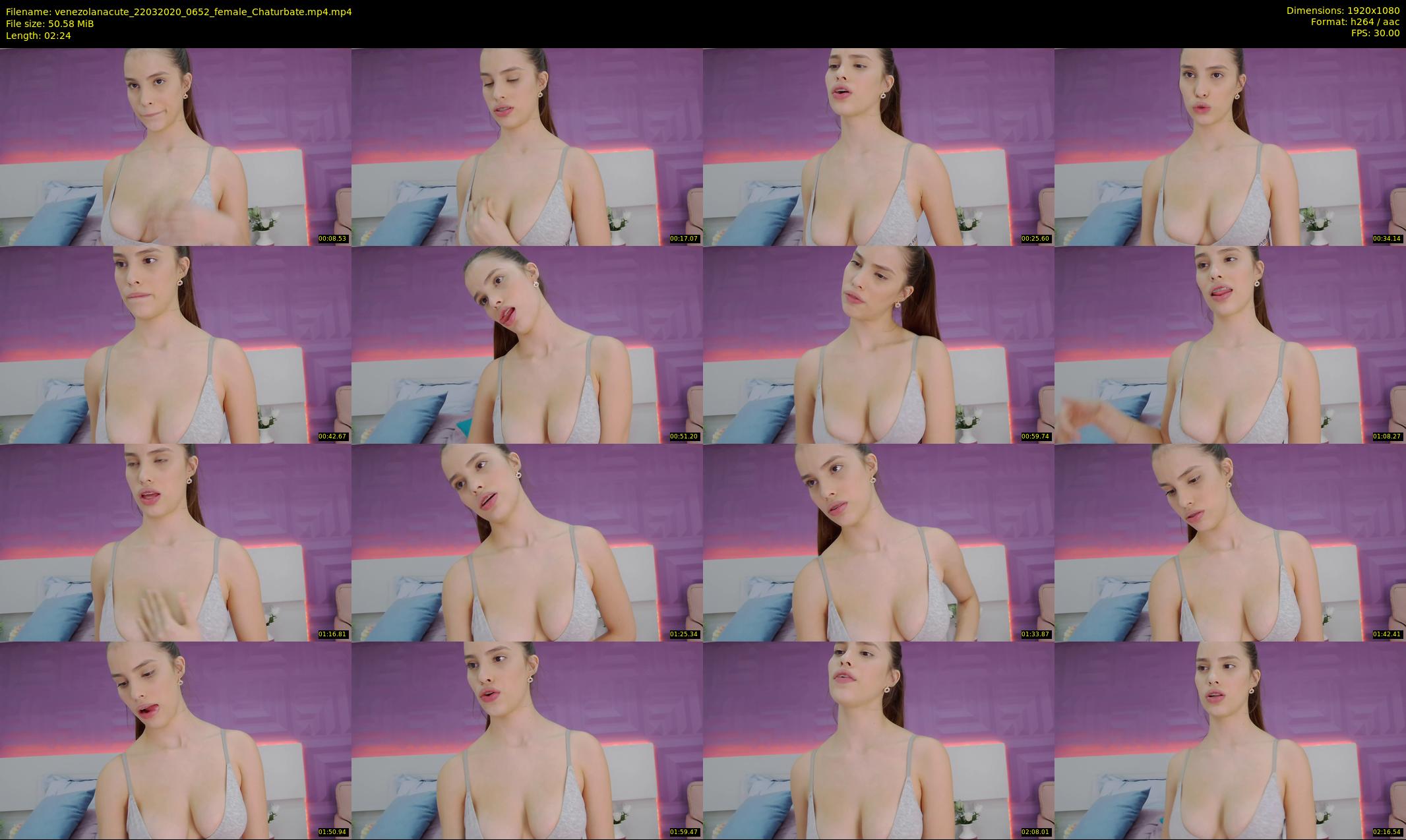 venezolanacute — 3 minute Chaturbate female cam show recording, 1080p, Mar 22, 2020