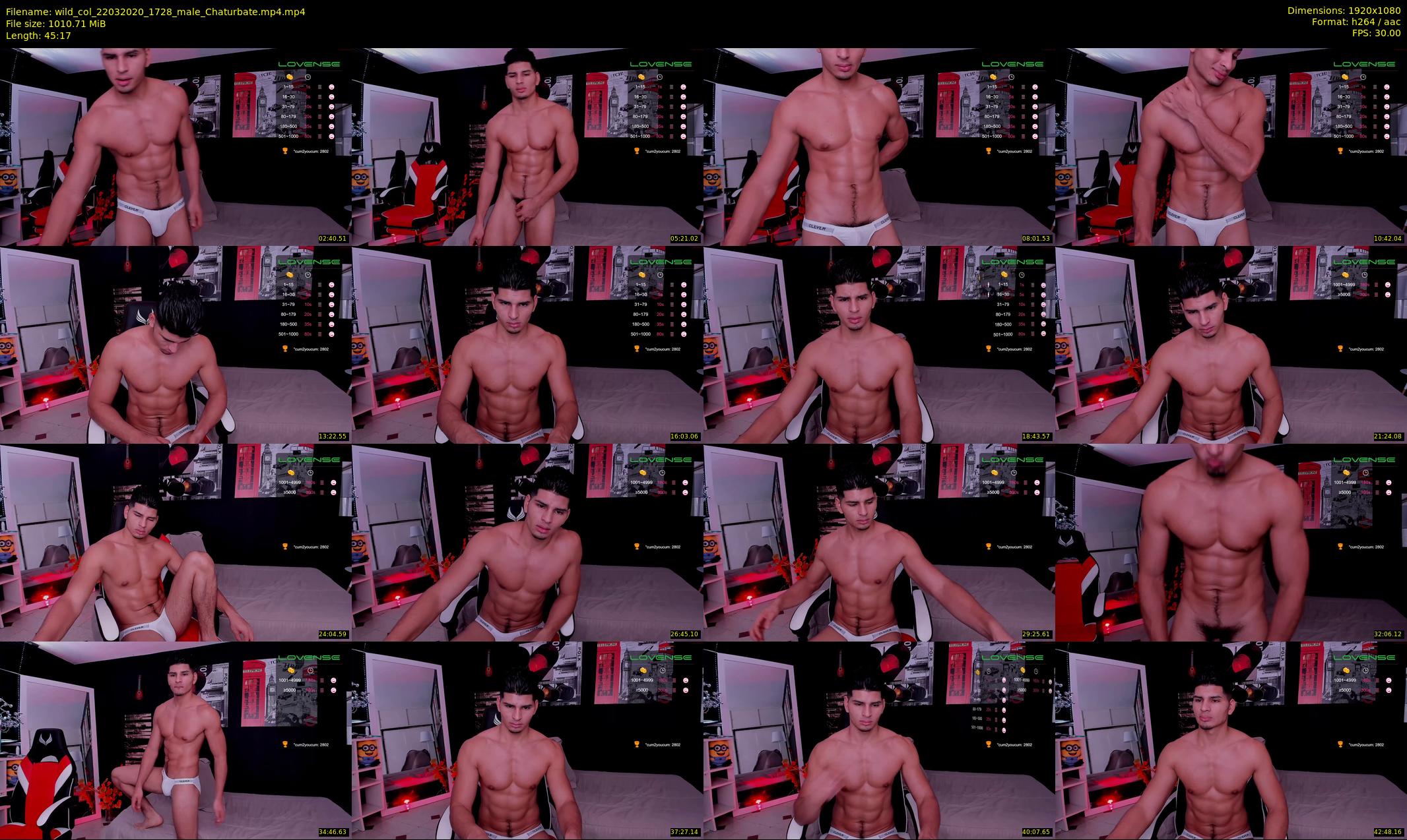 wild_col — 46 minute Chaturbate male cam show recording, 1080p, Mar 22, 2020