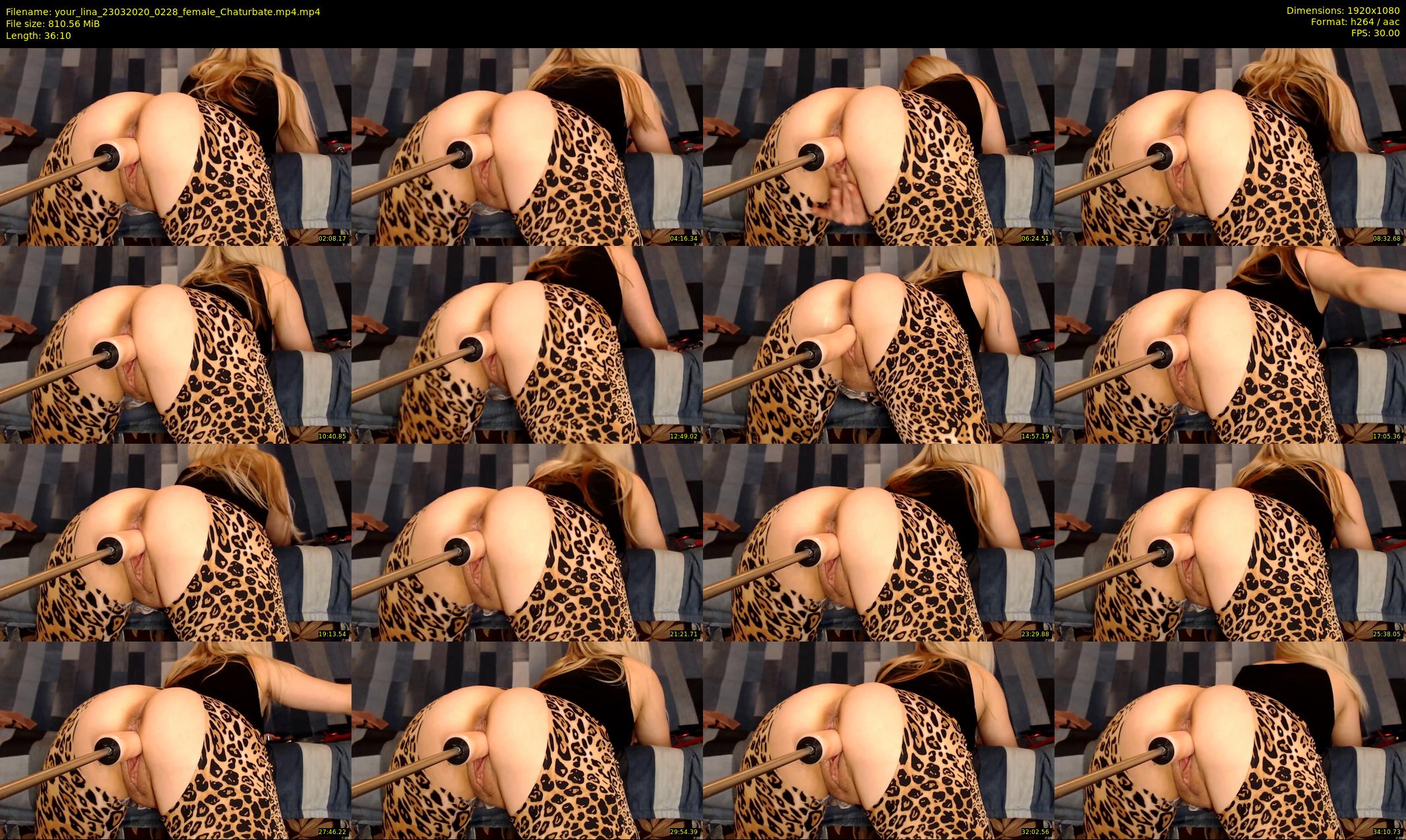 your_lina — 37 minute Chaturbate female cam show recording, 1080p, Mar 23, 2020