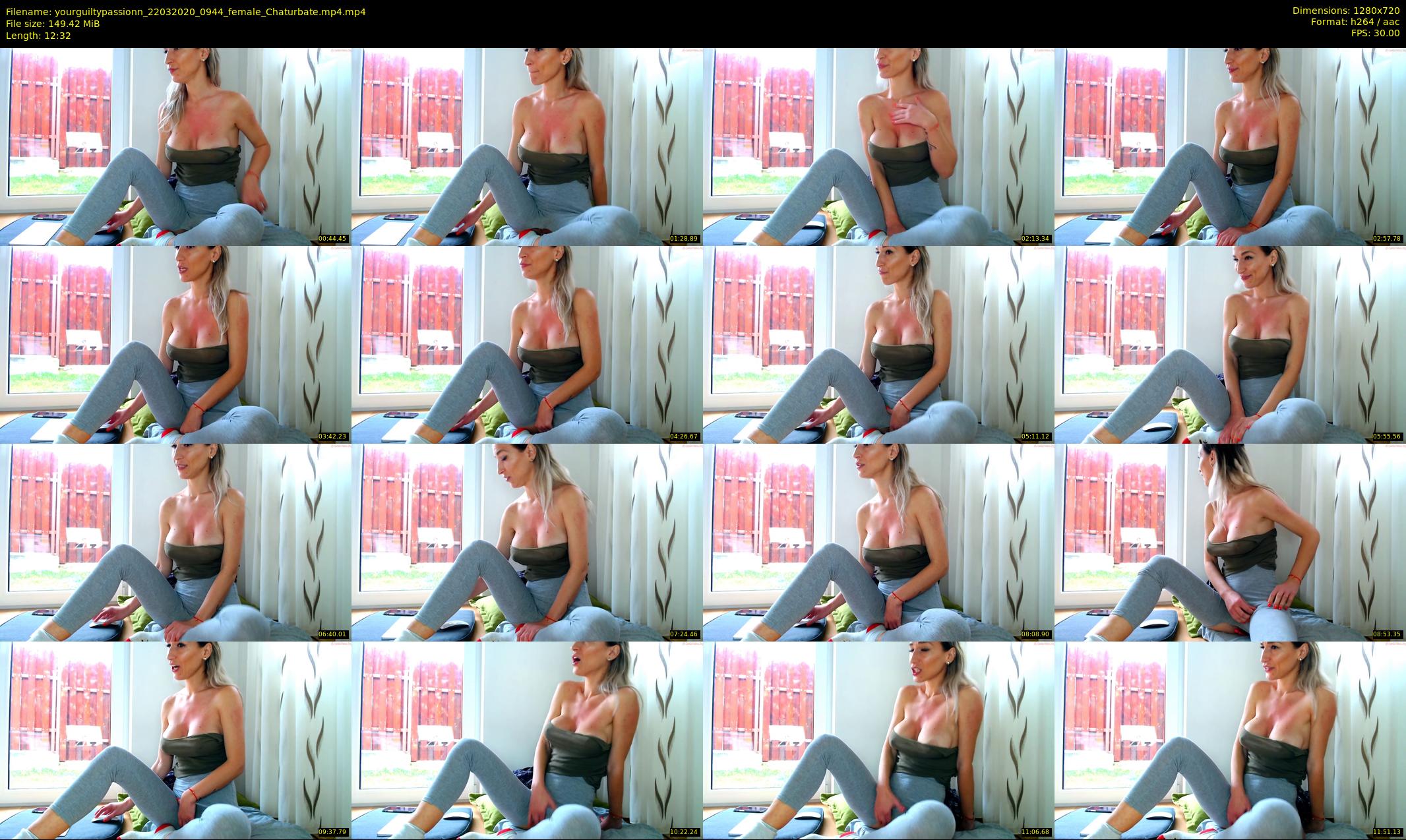 yourguiltypassionn — 13 minute Chaturbate female cam show recording, 720p, Mar 22, 2020