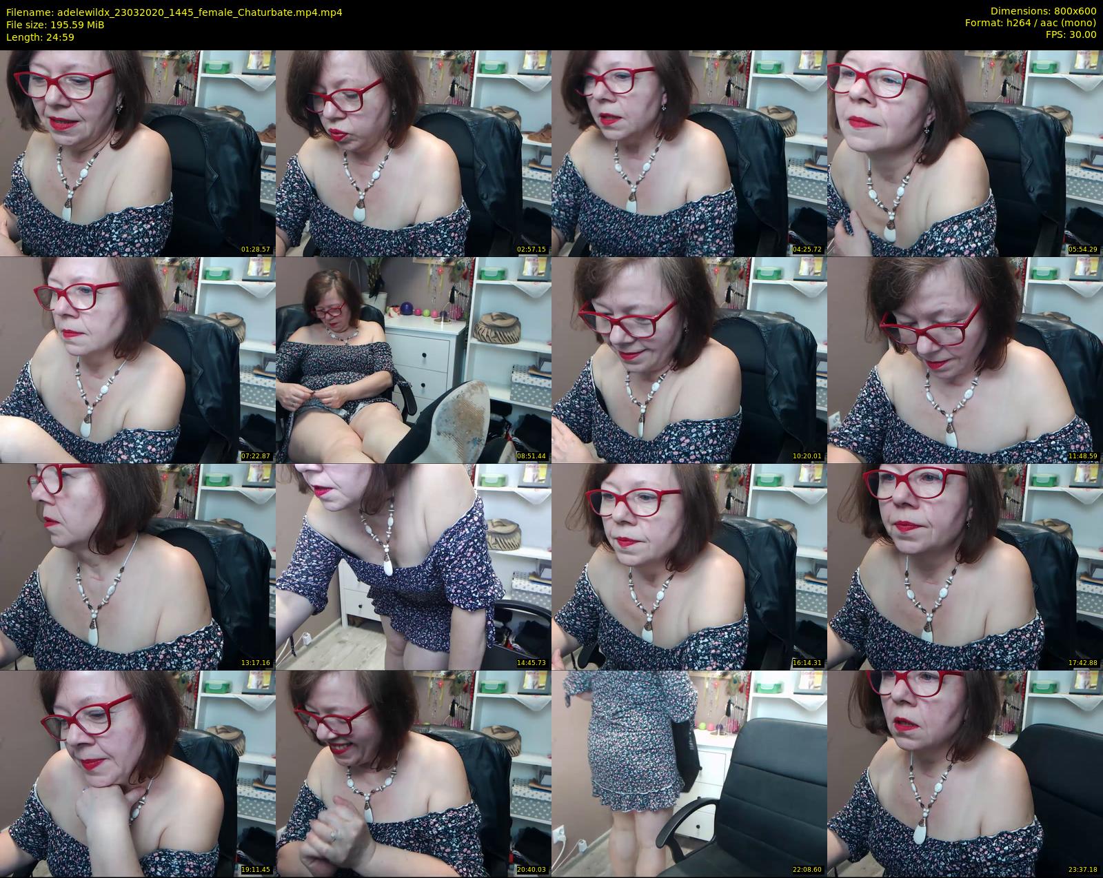 adelewildx — 25 minute Chaturbate female cam show recording, 480p, Mar 23, 2020