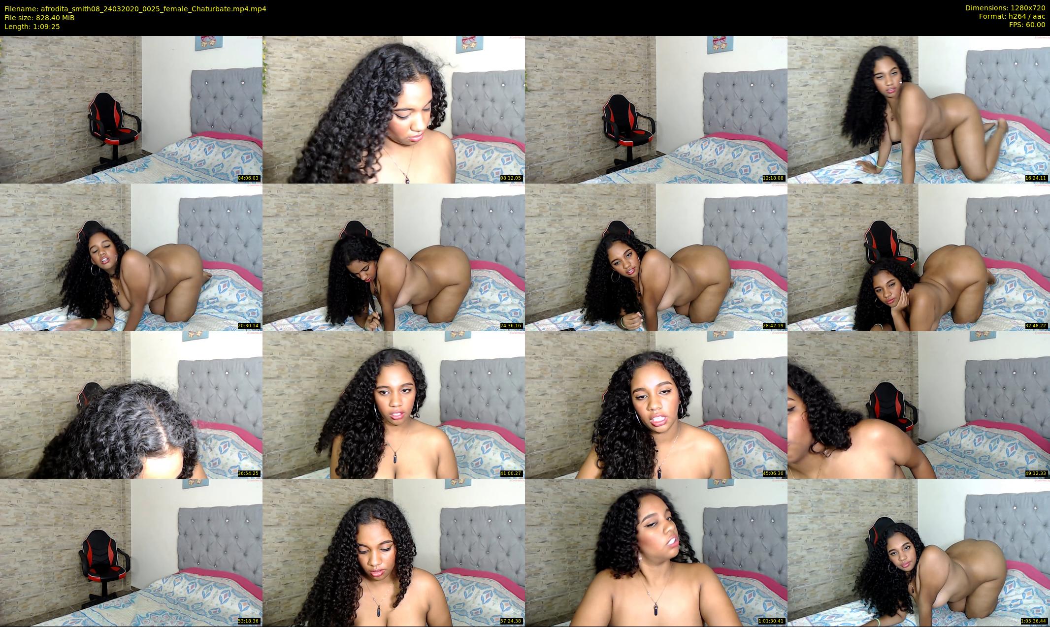 afrodita_smith08 — 70 minute Chaturbate female cam show recording, 720p, Mar 24, 2020