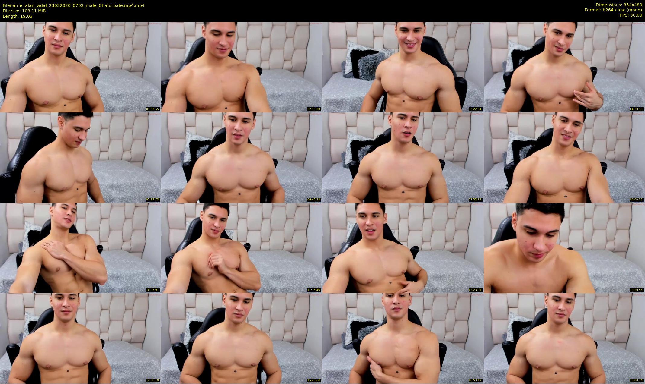 alan_vidal — 20 minute Chaturbate male cam show recording, 480p, Mar 23, 2020