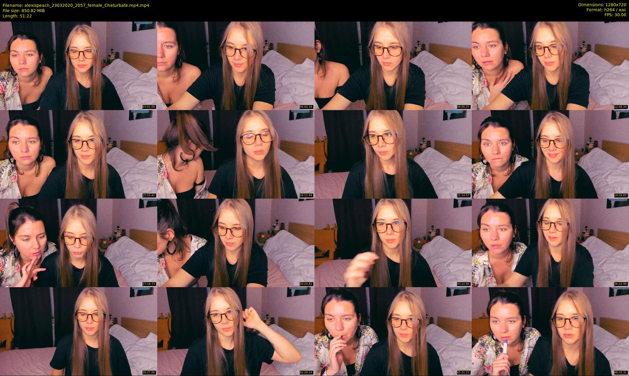alexispeach — 52 minute Chaturbate female cam show recording, 720p, Mar 23, 2020