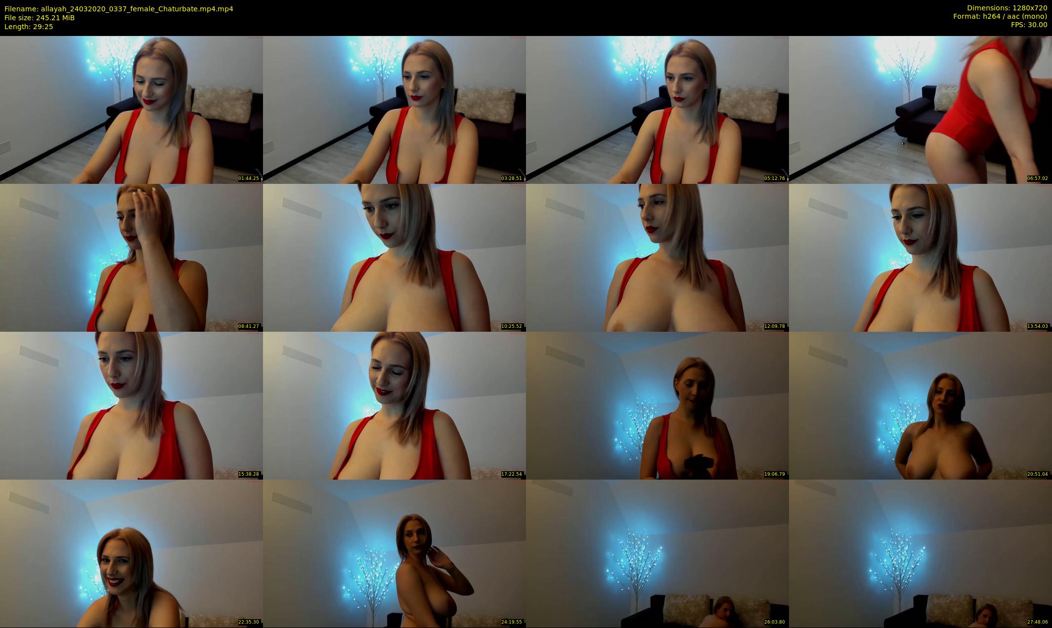 allayah — 30 minute Chaturbate female cam show recording, 720p, Mar 24, 2020