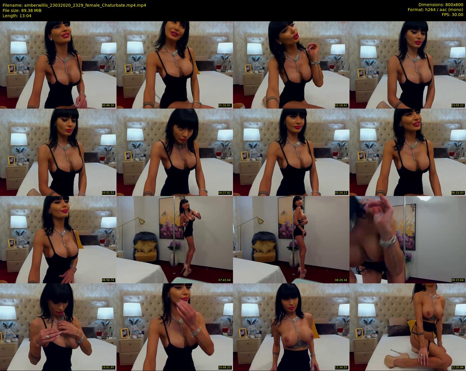 amberwillis — 14 minute Chaturbate female cam show recording, 480p, Mar 23, 2020