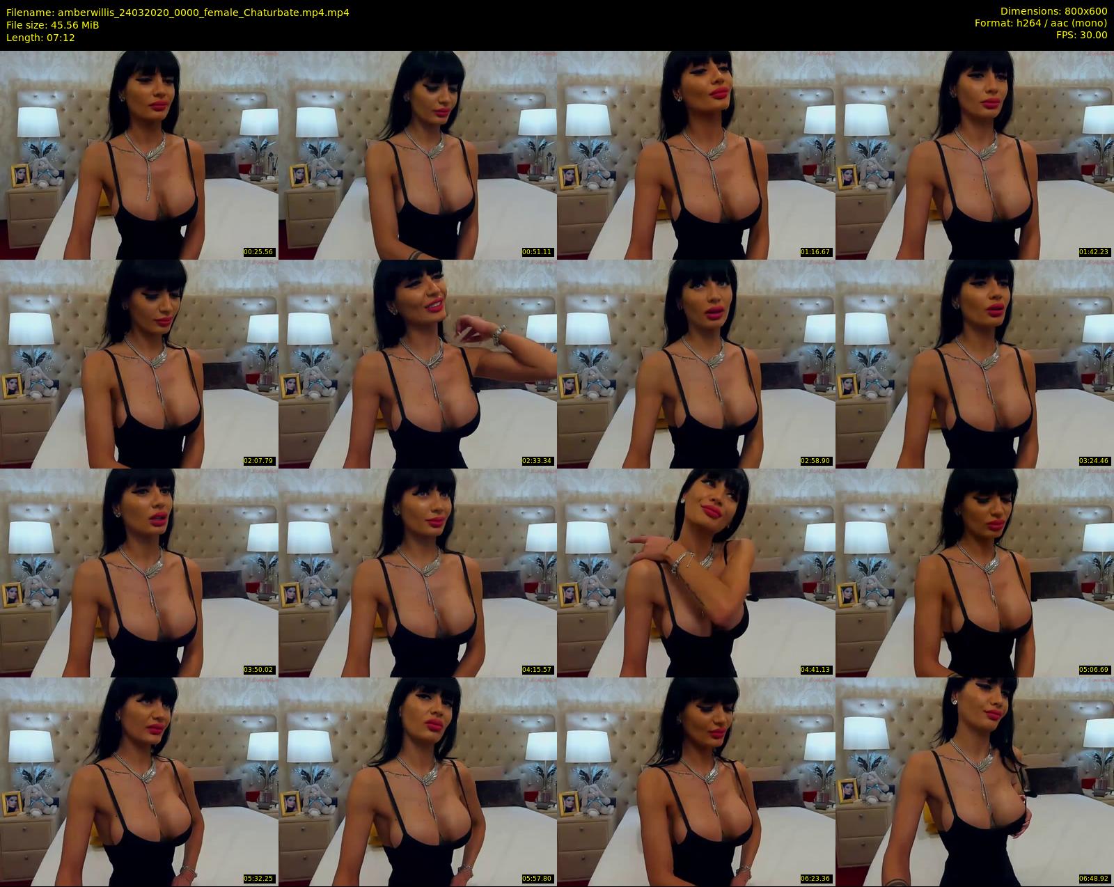 amberwillis — 8 minute Chaturbate female cam show recording, 480p, Mar 24, 2020