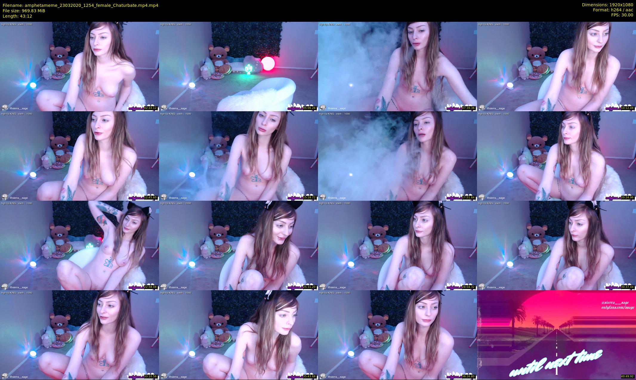 amphetameme — 44 minute Chaturbate female cam show recording, 1080p, Mar 23, 2020