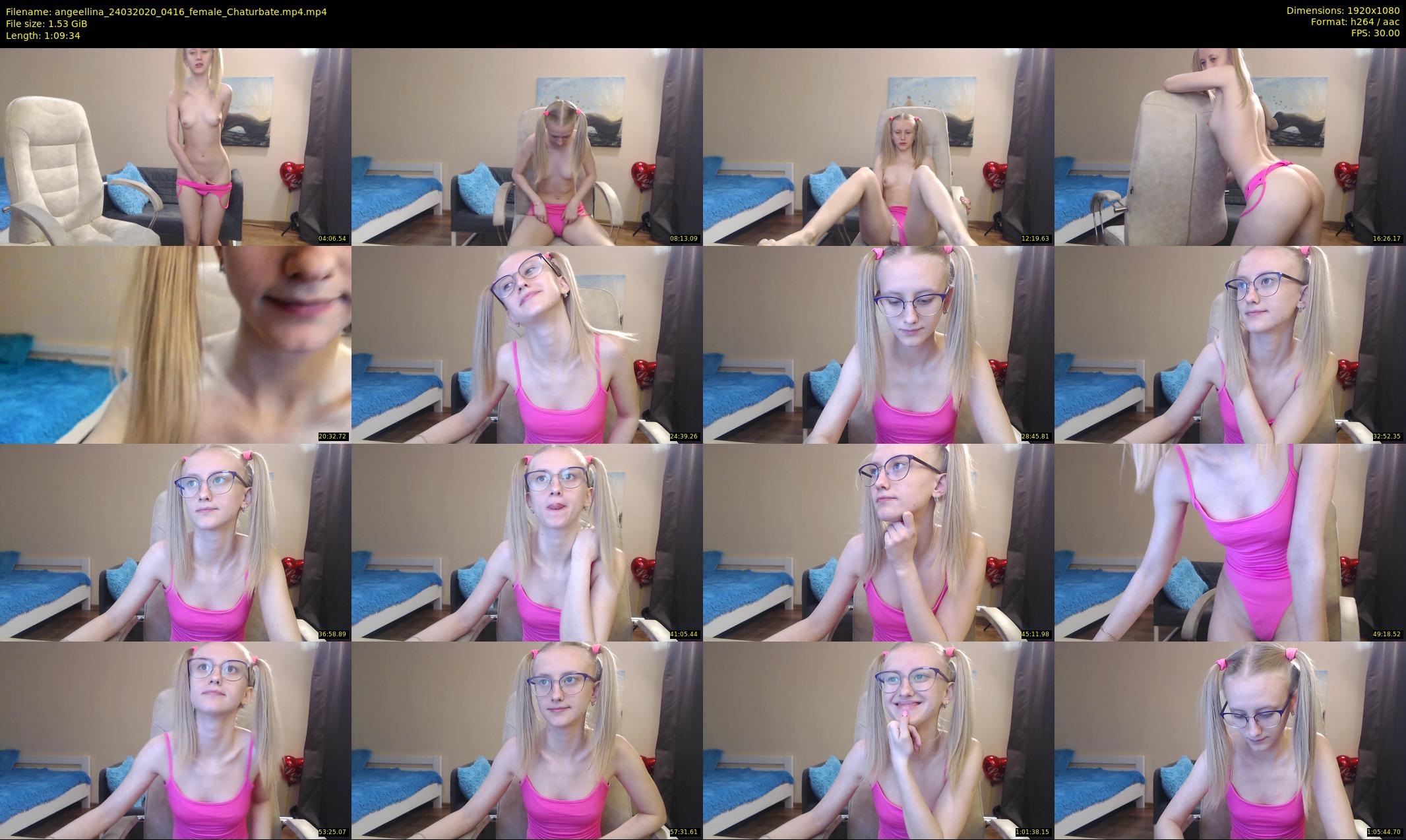 angeellina — 70 minute Chaturbate female cam show recording, 1080p, Mar 24, 2020