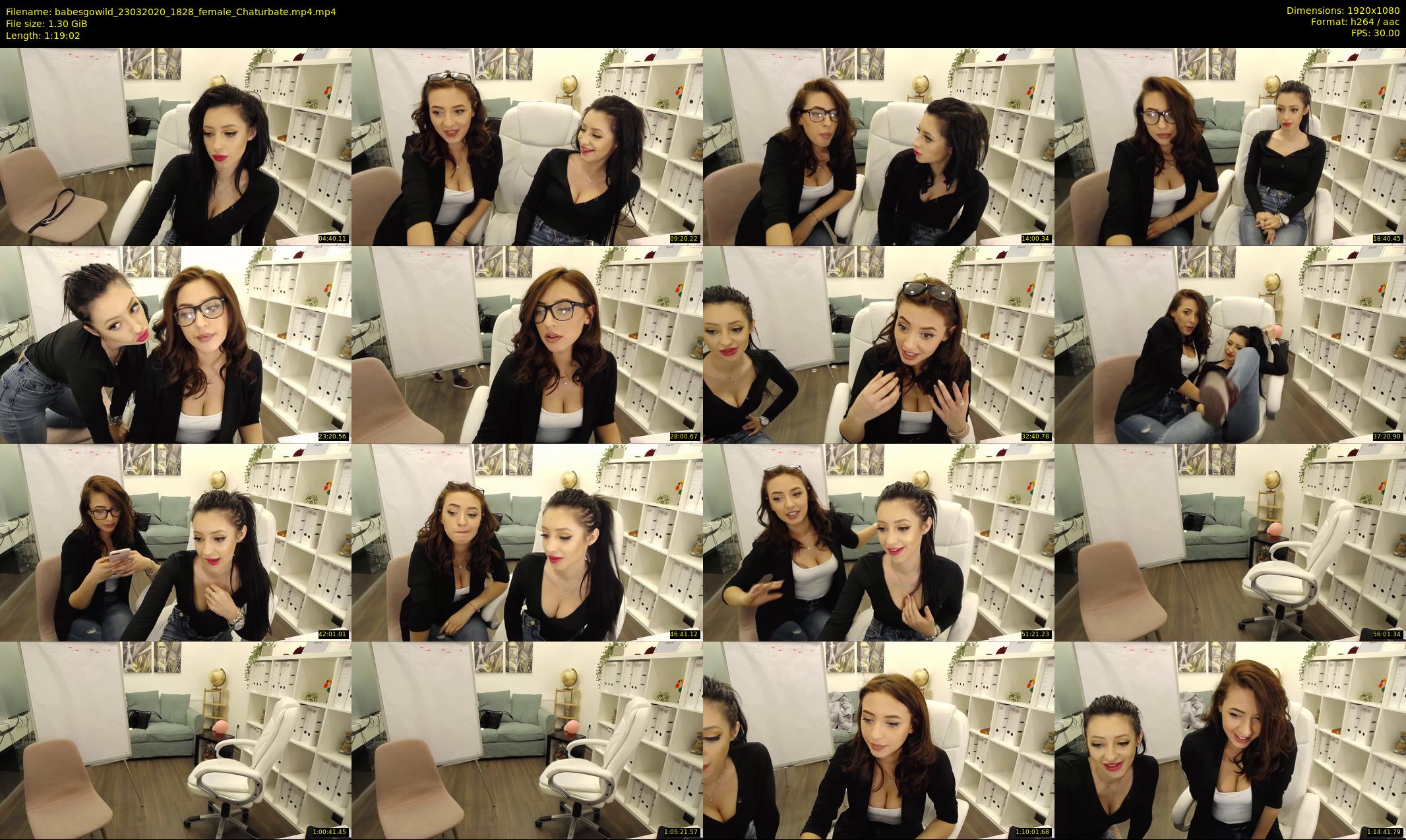 babesgowild — 80 minute Chaturbate couple cam show recording, 1080p, Mar 23, 2020