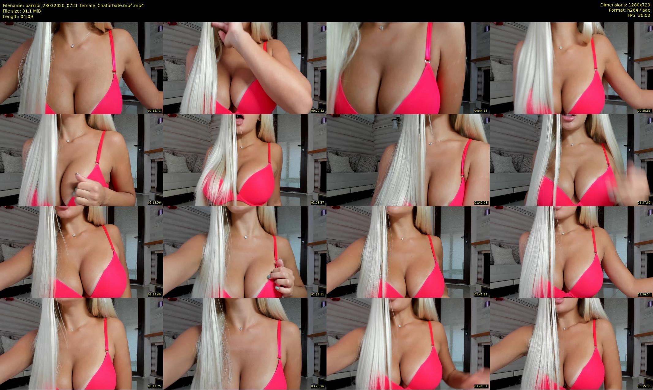 barrrbi — 5 minute Chaturbate female cam show recording, 720p, Mar 23, 2020