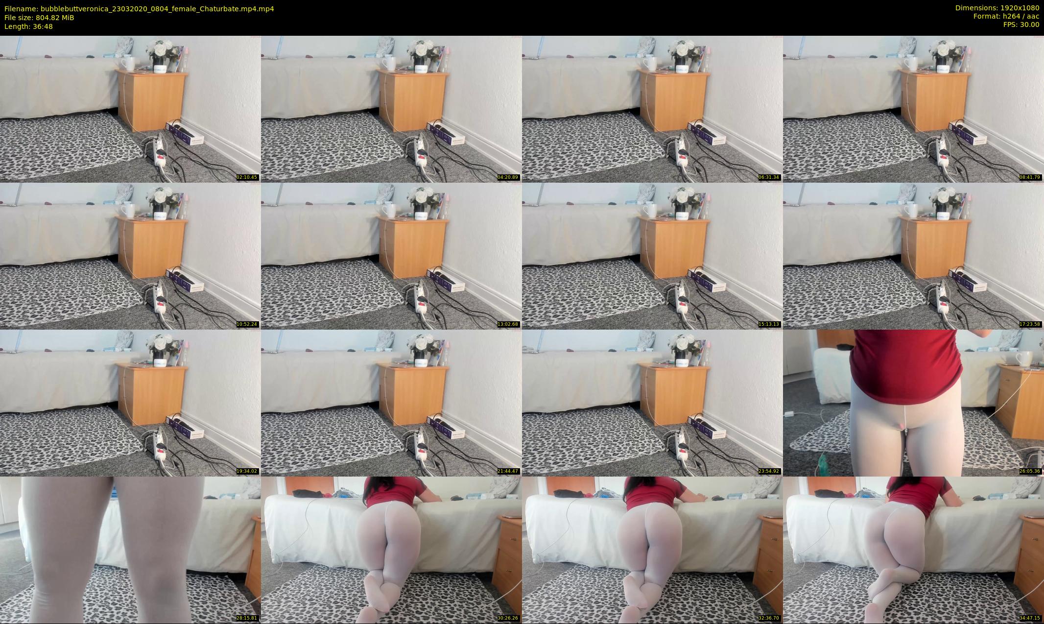 bubblebuttveronica — 37 minute Chaturbate female cam show recording, 1080p, Mar 23, 2020
