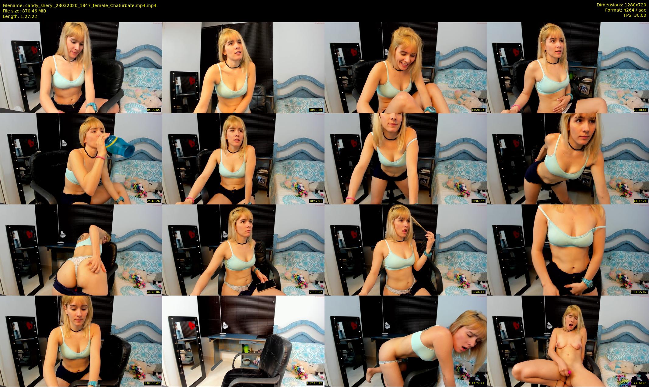 candy_sheryl — 88 minute Chaturbate female cam show recording, 720p, Mar 23, 2020