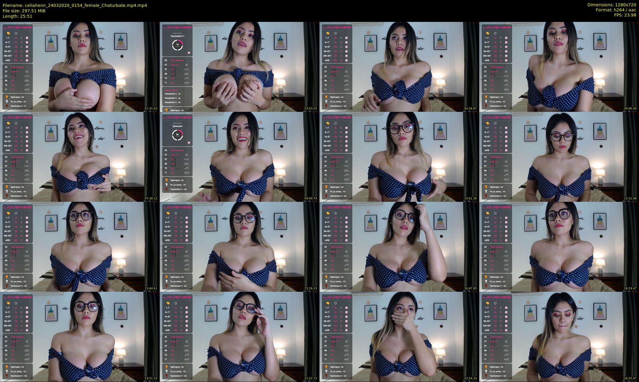 celiahenn — 26 minute Chaturbate female cam show recording, 720p, Mar 24, 2020