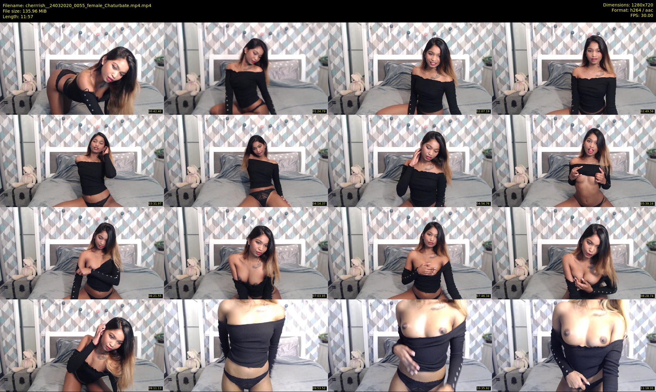 cherrrish_ — 12 minute Chaturbate female cam show recording, 720p, Mar 24, 2020