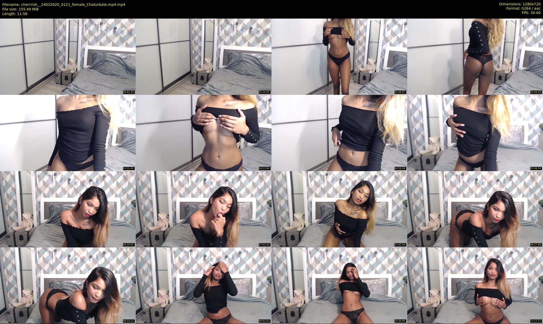 cherrrish_ — 12 minute Chaturbate female cam show recording, 720p, Mar 24, 2020
