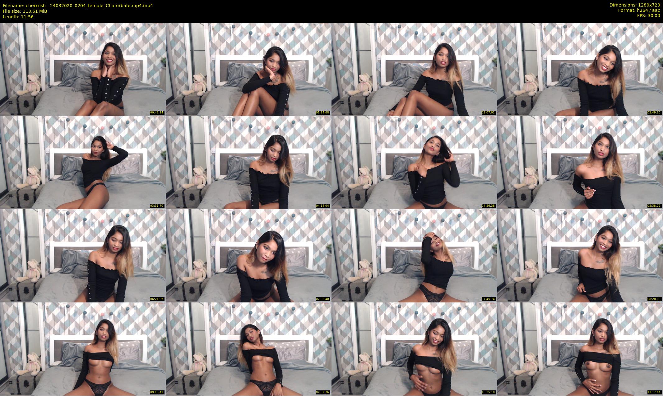 cherrrish_ — 12 minute Chaturbate female cam show recording, 720p, Mar 24, 2020