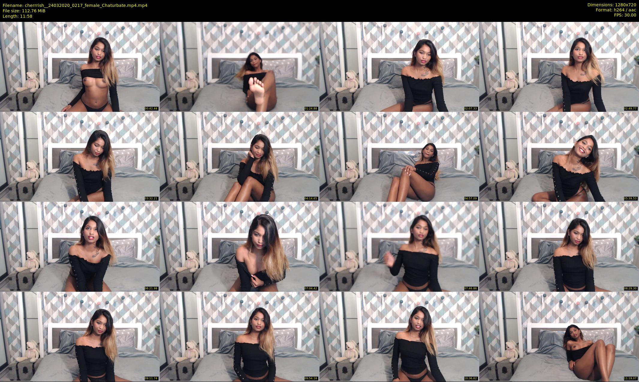 cherrrish_ — 12 minute Chaturbate female cam show recording, 720p, Mar 24, 2020