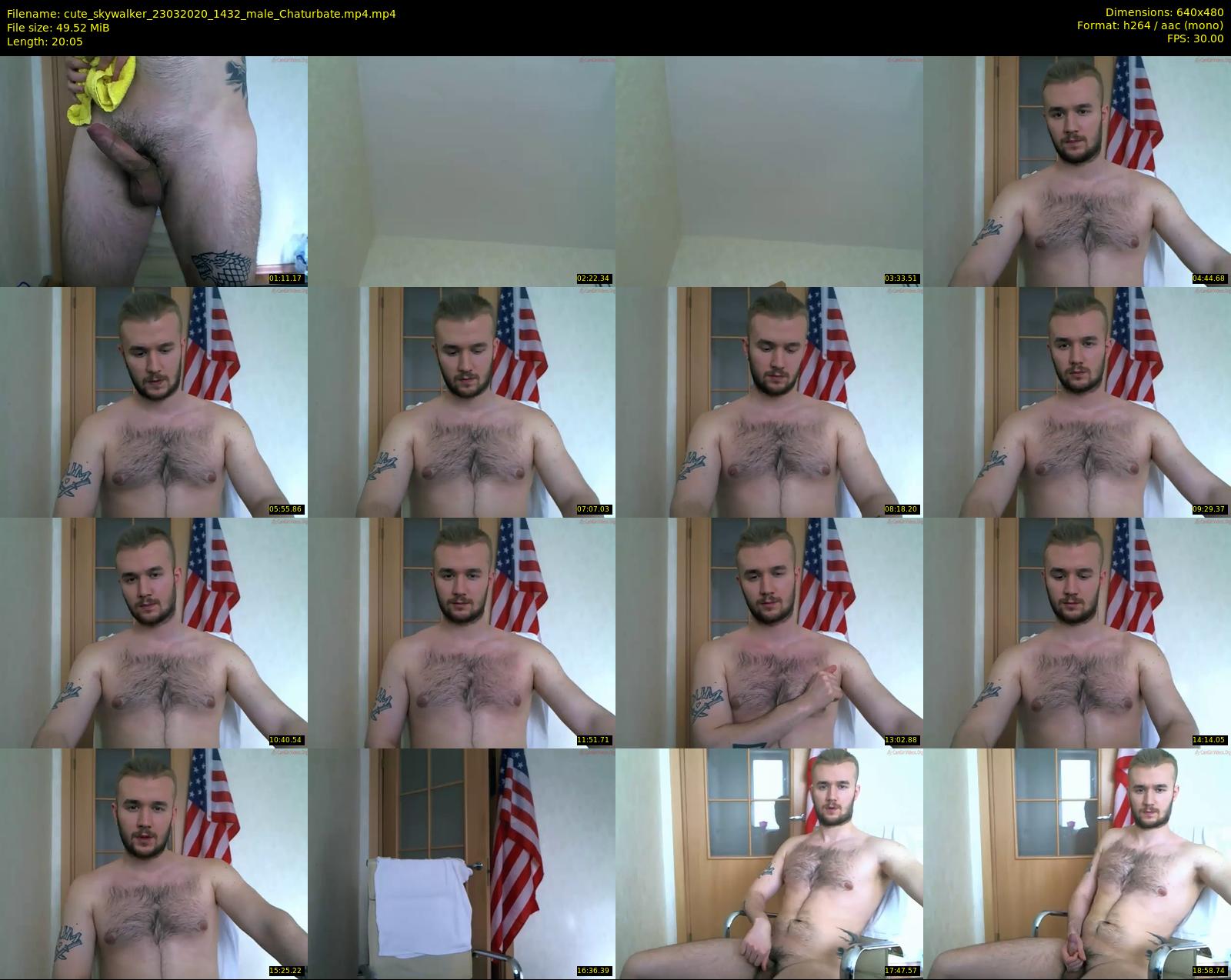 cute_skywalker — 21 minute Chaturbate male cam show recording, 480p, Mar 23, 2020