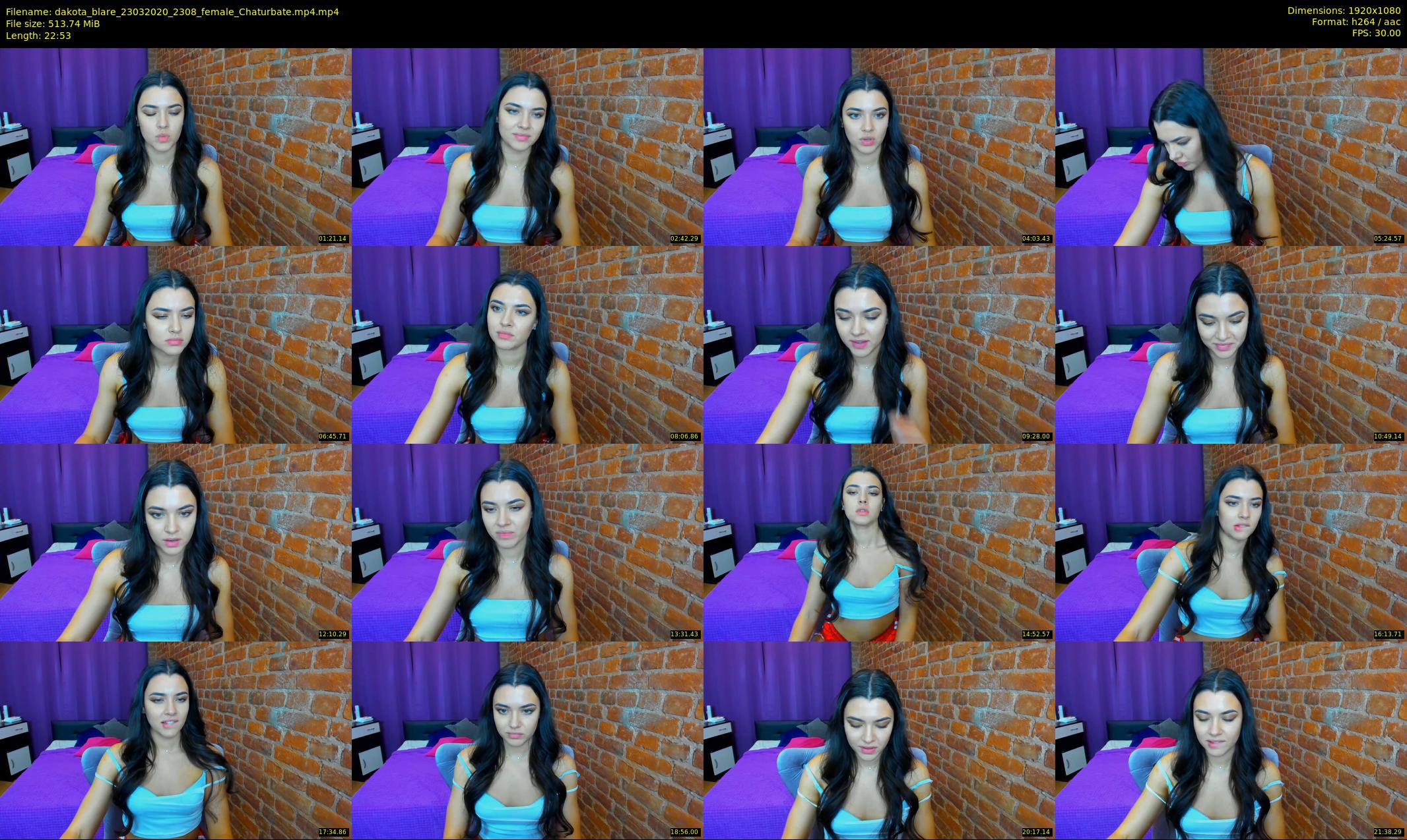 dakota_blare — 23 minute Chaturbate female cam show recording, 1080p, Mar 23, 2020