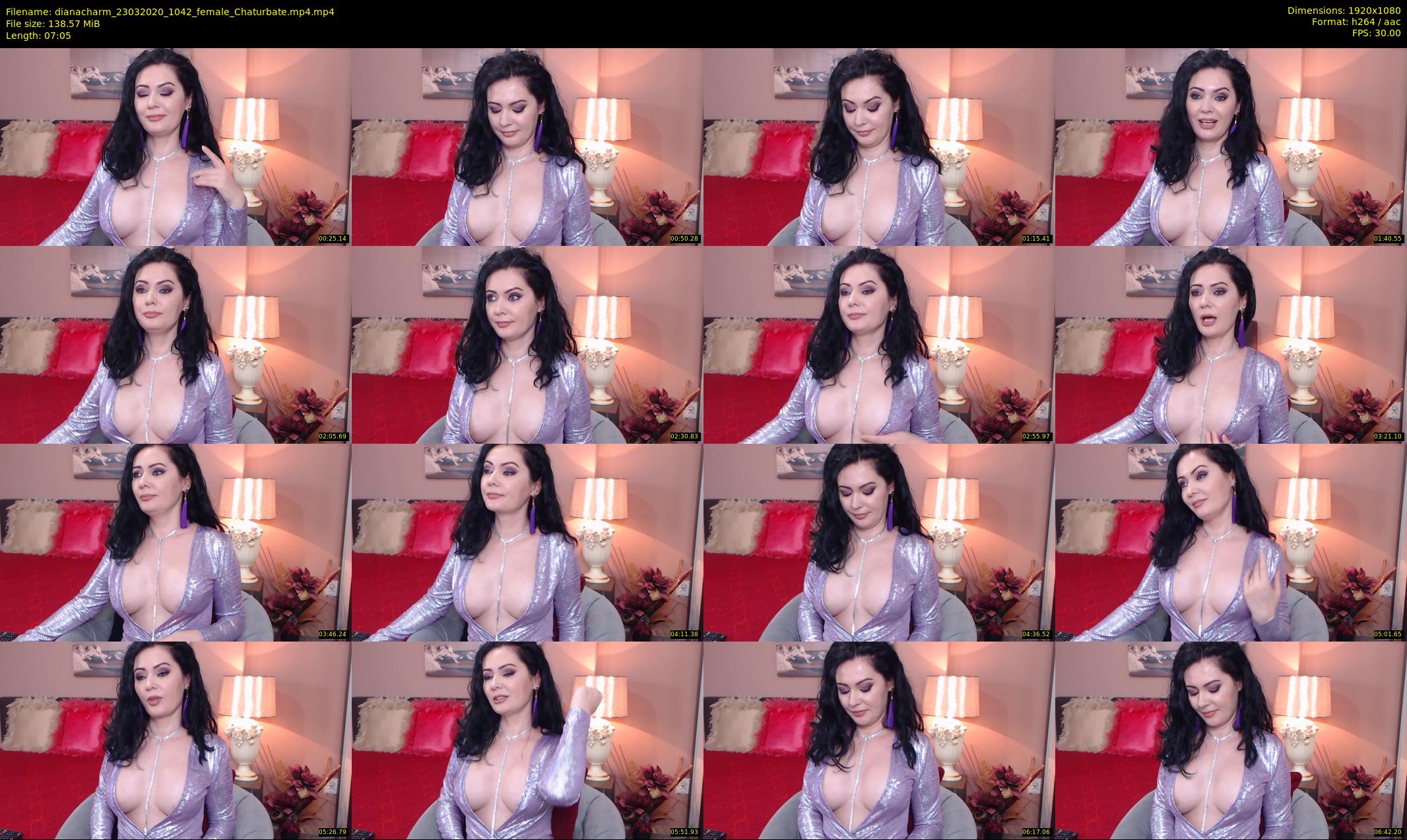 dianacharm — 8 minute Chaturbate female cam show recording, 1080p, Mar 23, 2020