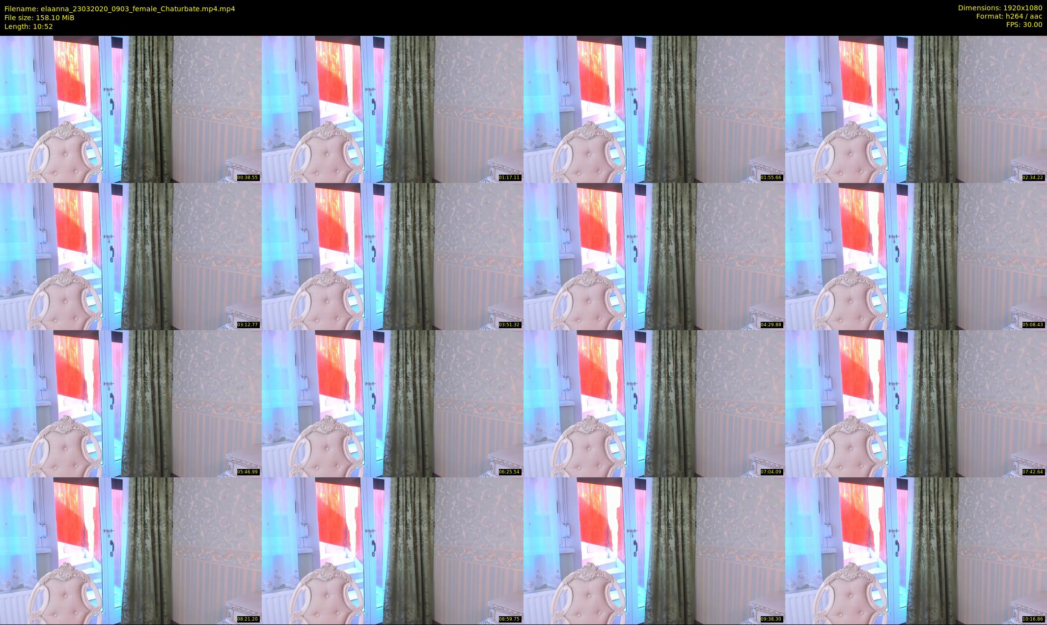 elaanna — 11 minute Chaturbate female cam show recording, 1080p, Mar 23, 2020