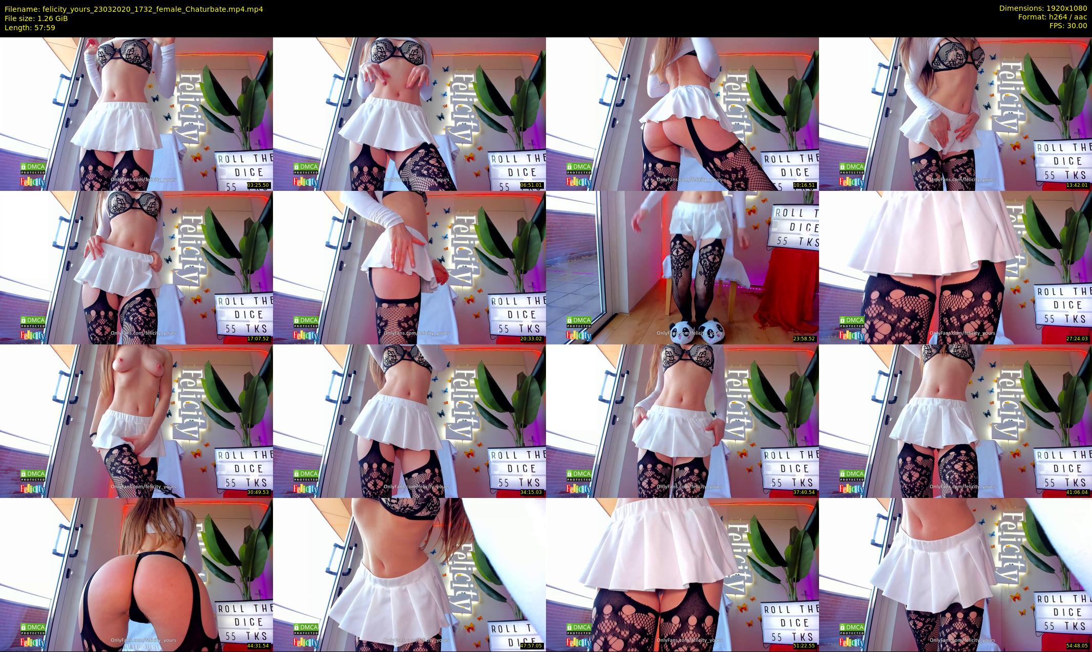 felicity_yours — 58 minute Chaturbate female cam show recording, 1080p, Mar 23, 2020
