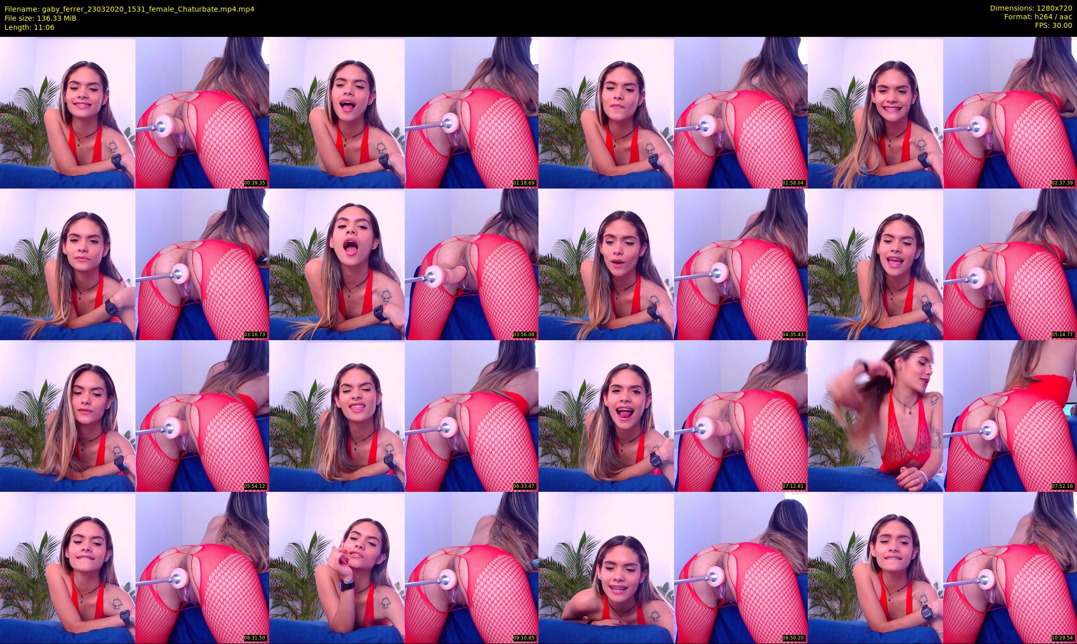 gaby_ferrer — 12 minute Chaturbate female cam show recording, 720p, Mar 23, 2020