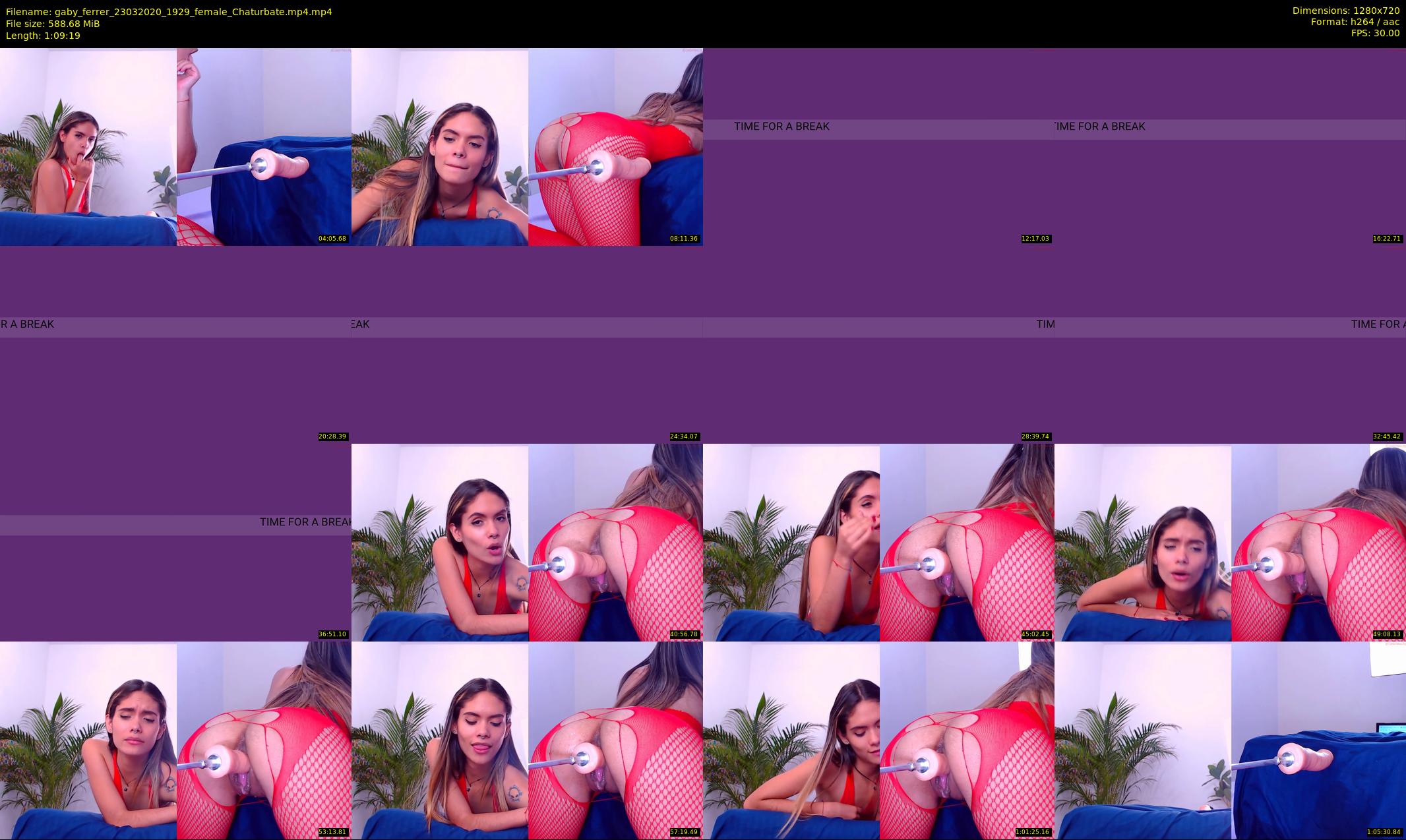 gaby_ferrer — 70 minute Chaturbate female cam show recording, 720p, Mar 23, 2020