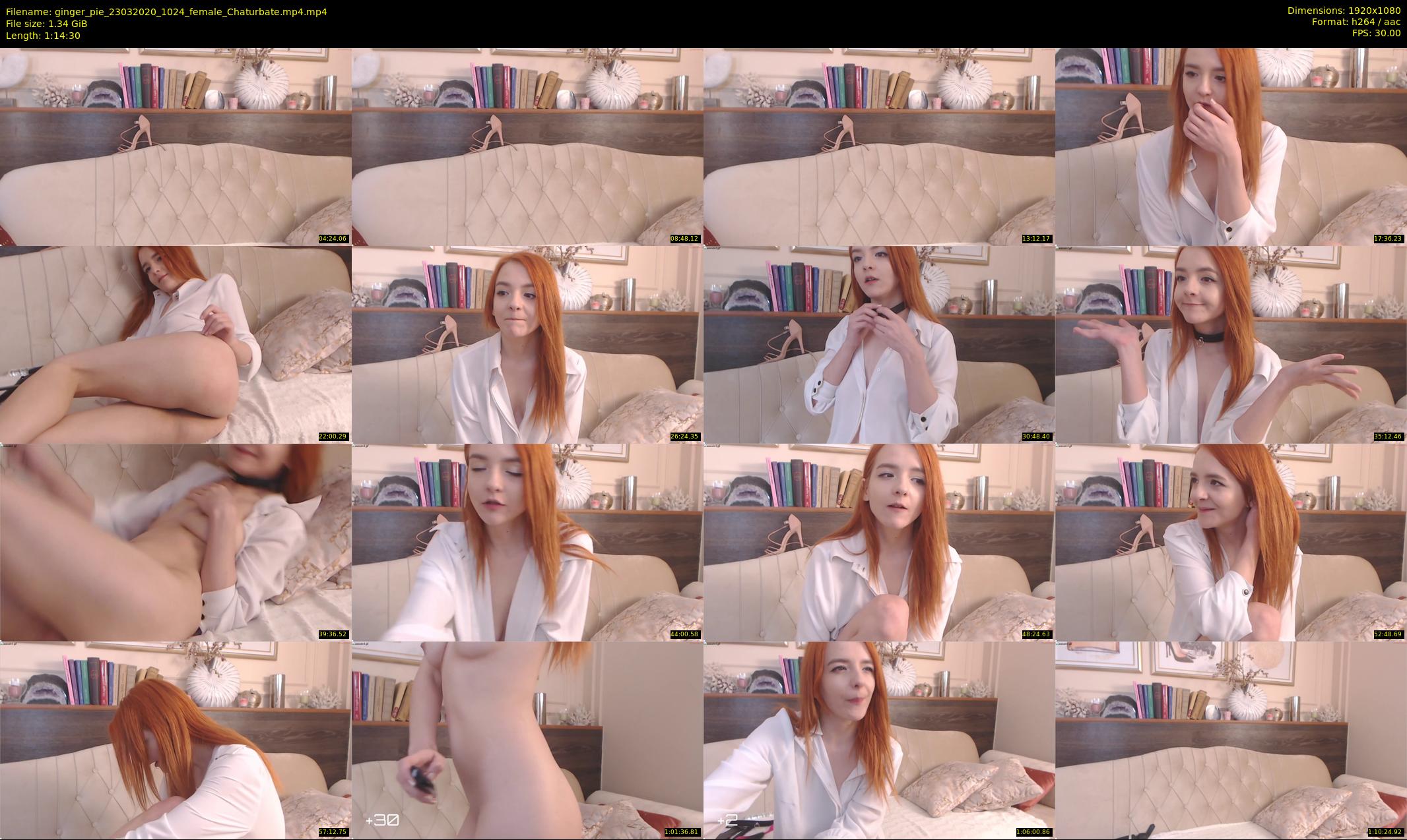 ginger_pie — 75 minute Chaturbate female cam show recording, 1080p, Mar 23, 2020