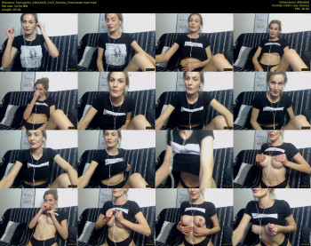 hornygirllx — 6 minute Chaturbate female cam show recording, 480p, Mar 23, 2020