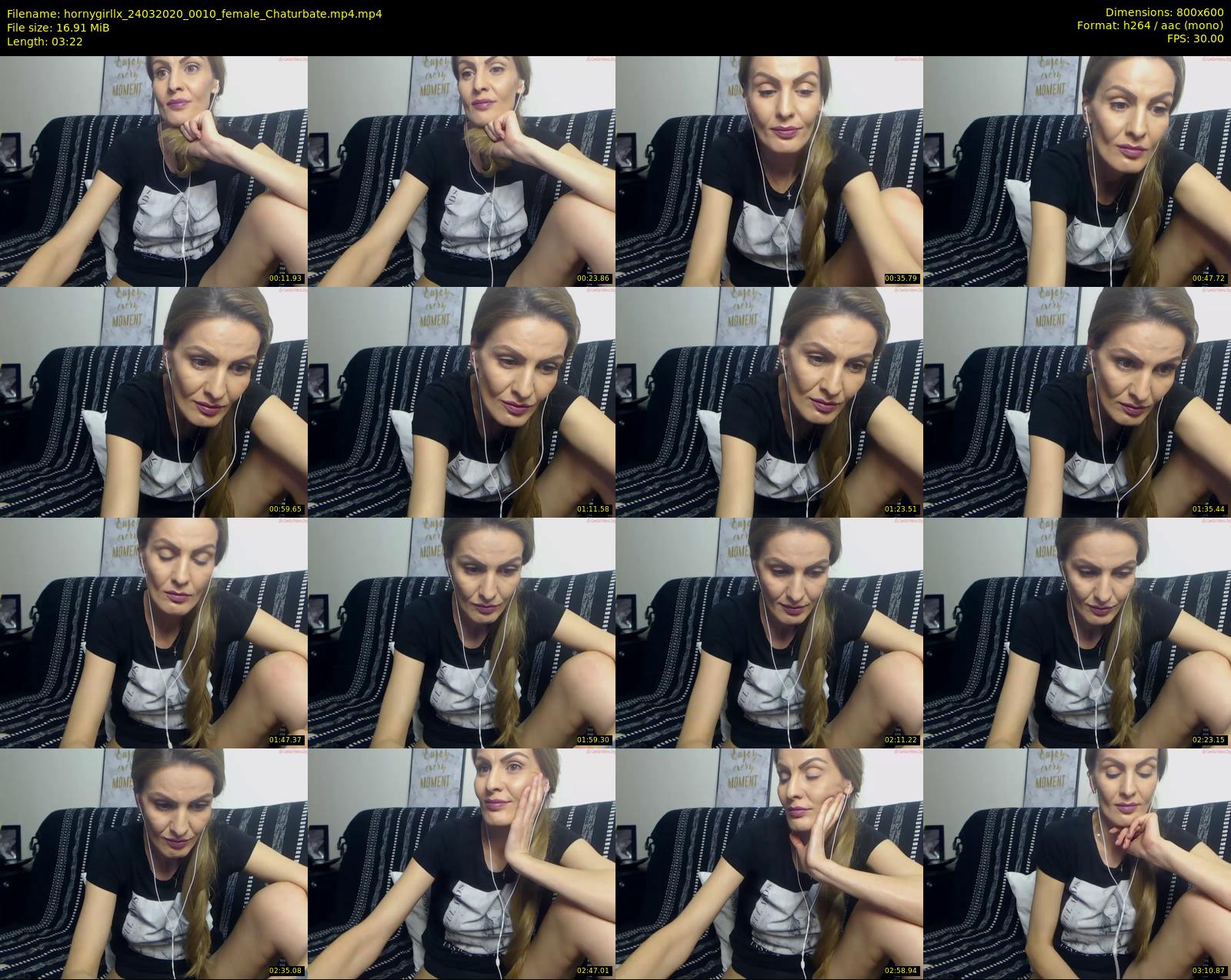 hornygirllx — 4 minute Chaturbate female cam show recording, 480p, Mar 24, 2020