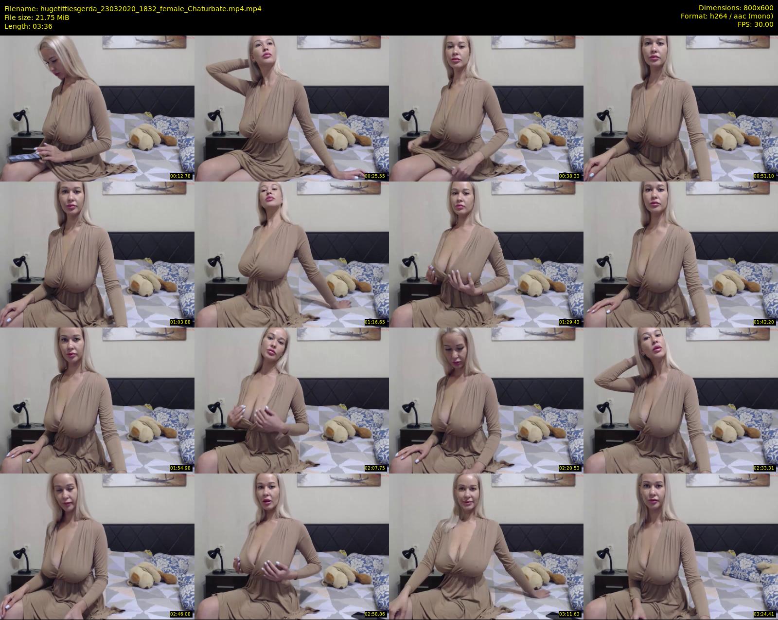 hugetittiesgerda — 4 minute Chaturbate female cam show recording, 480p, Mar 23, 2020