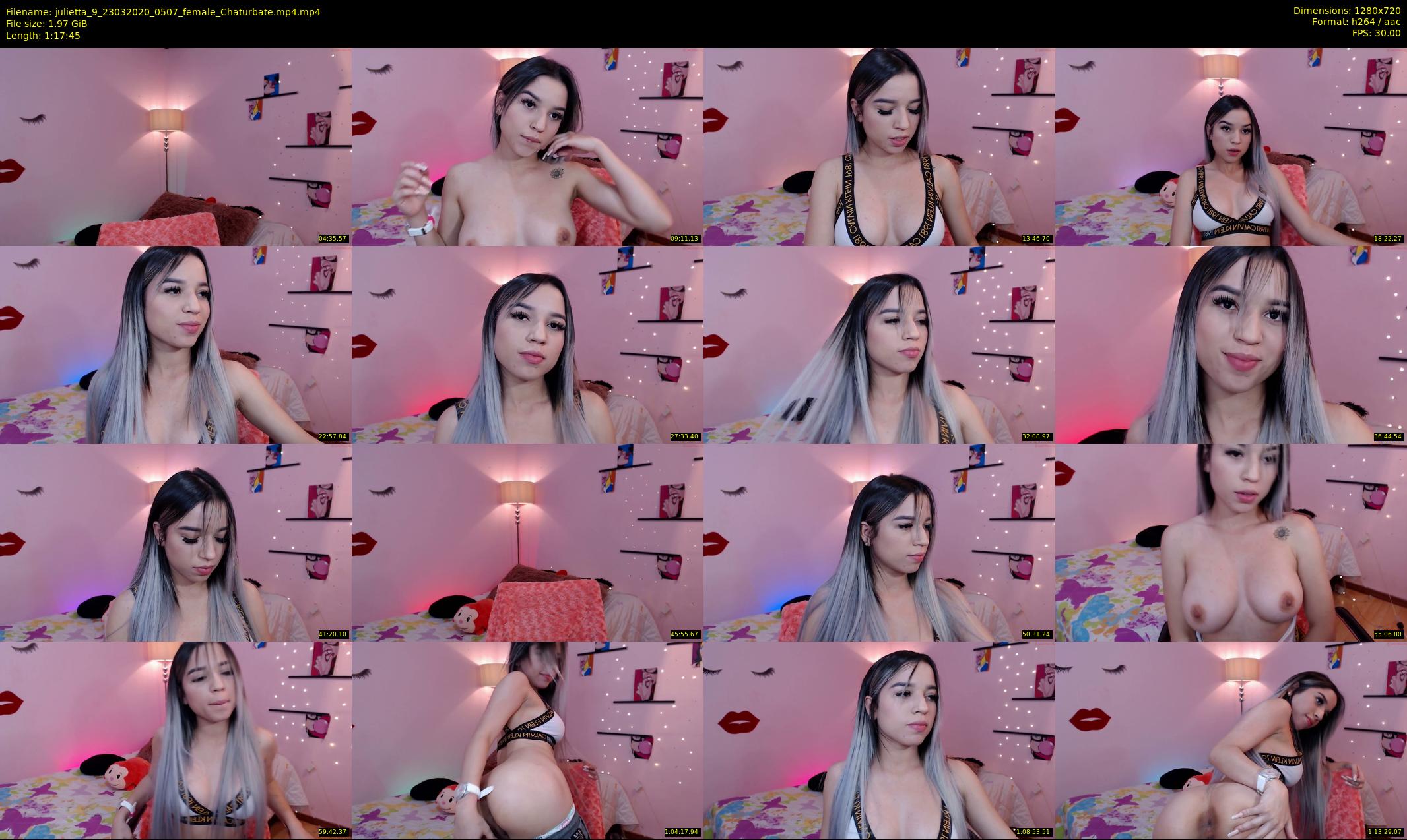 julietta_9 — 78 minute Chaturbate female cam show recording, 720p, Mar 23, 2020