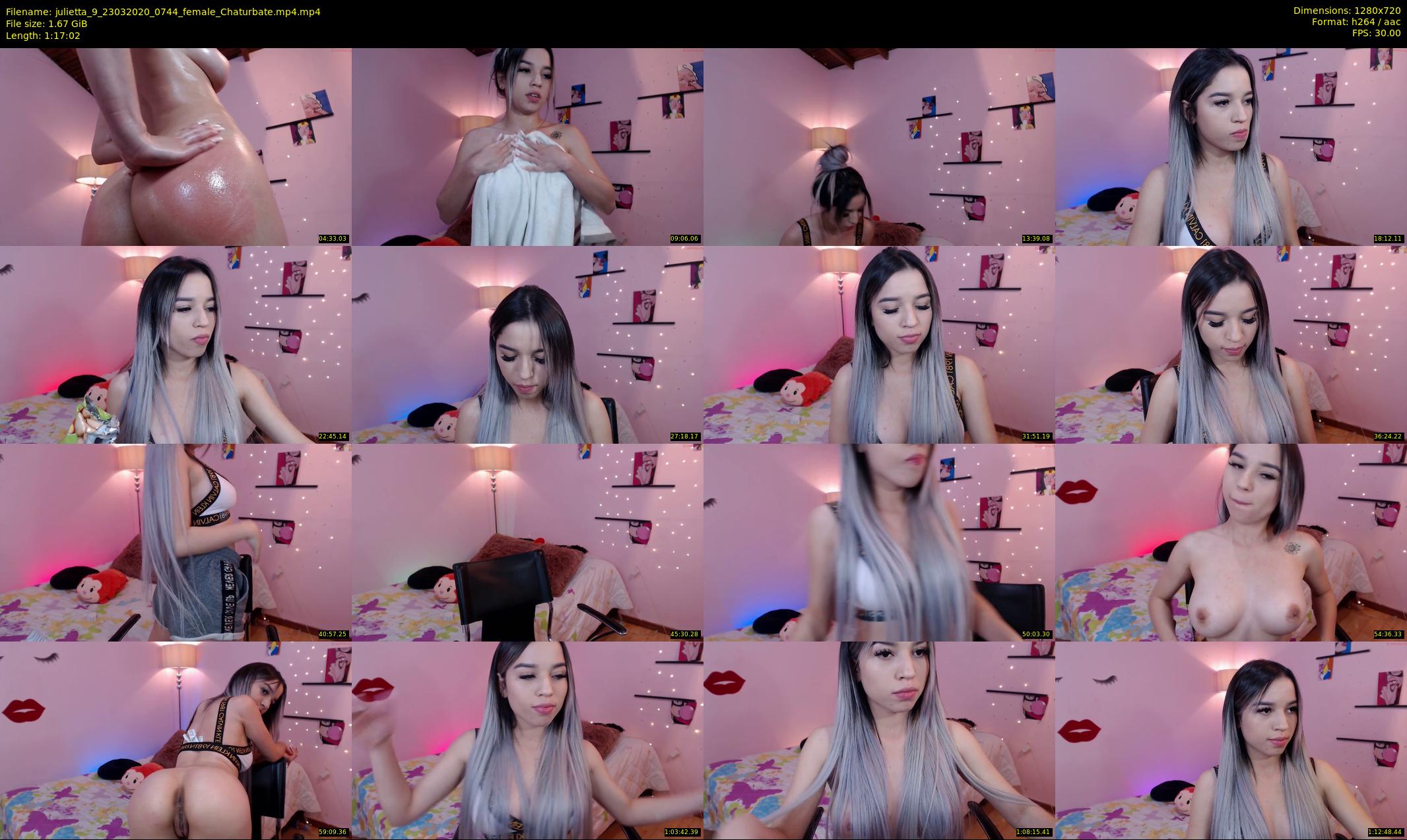julietta_9 — 78 minute Chaturbate female cam show recording, 720p, Mar 23, 2020