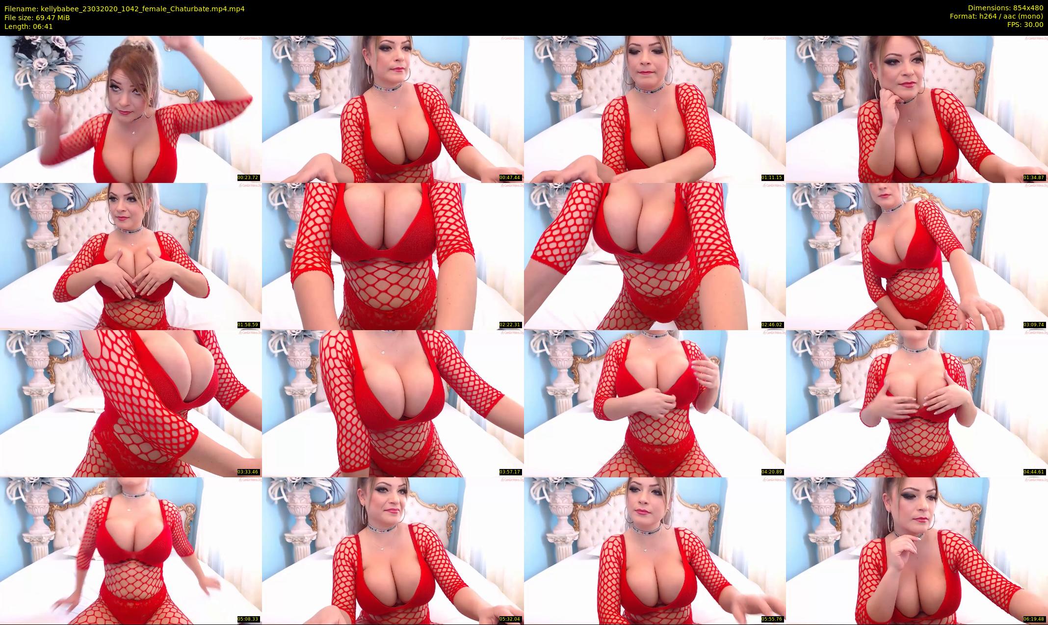 kellybabee — 7 minute Chaturbate female cam show recording, 480p, Mar 23, 2020
