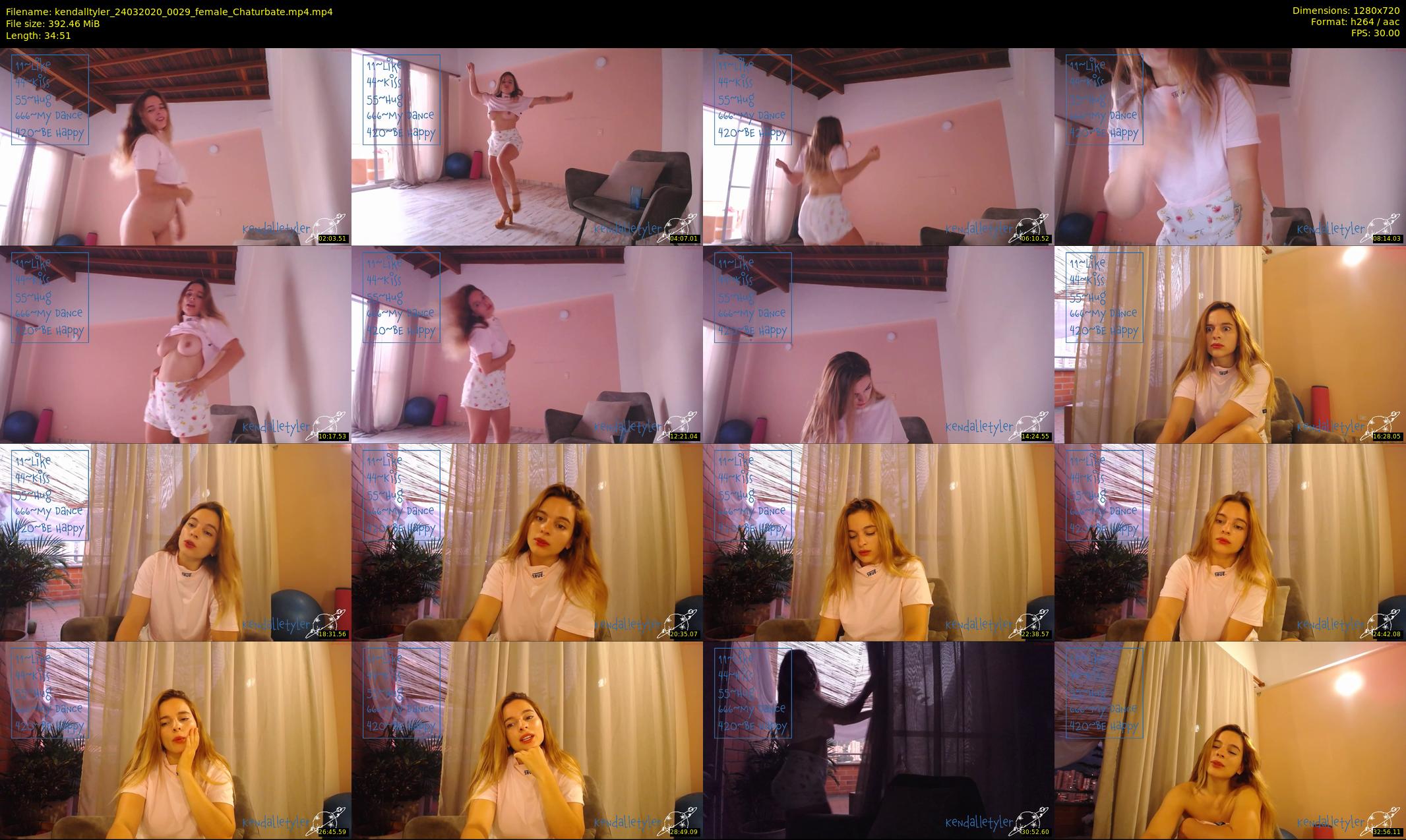 kendalltyler — 35 minute Chaturbate female cam show recording, 720p, Mar 24, 2020