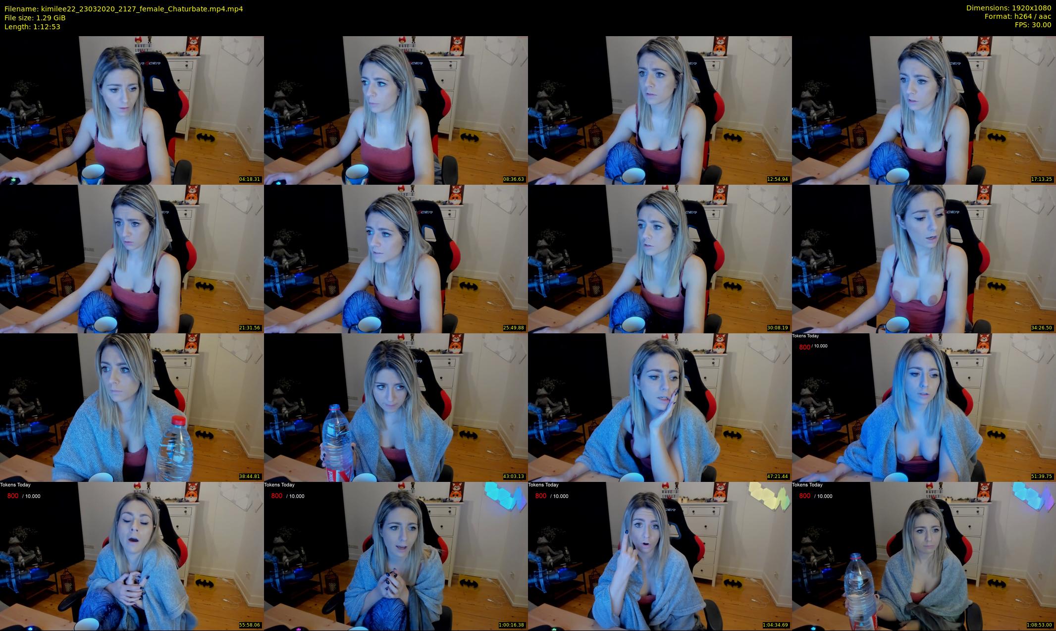 kimilee22 — 73 minute Chaturbate female cam show recording, 1080p, Mar 23, 2020