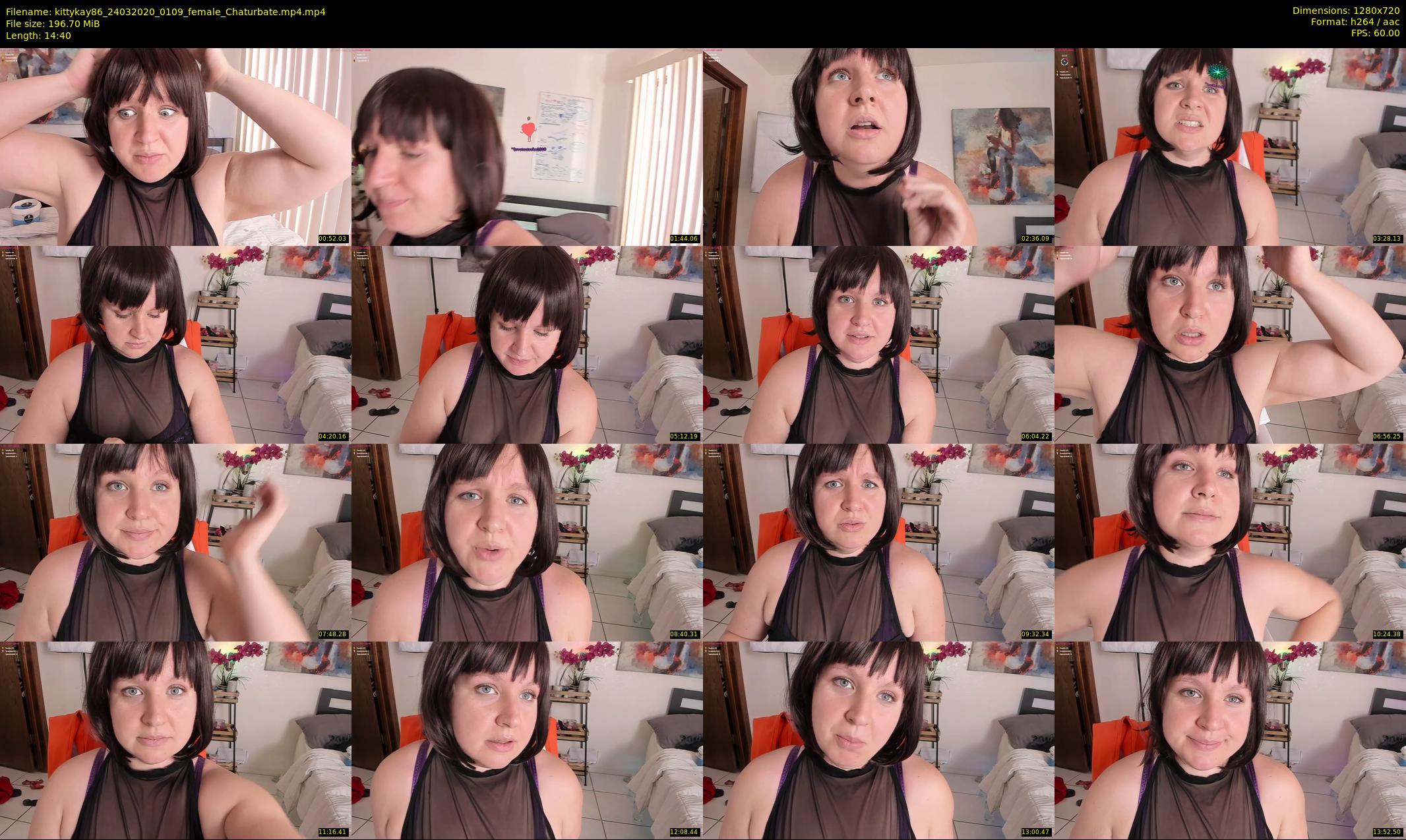 kittykay86 — 15 minute Chaturbate female cam show recording, 720p, Mar 24, 2020