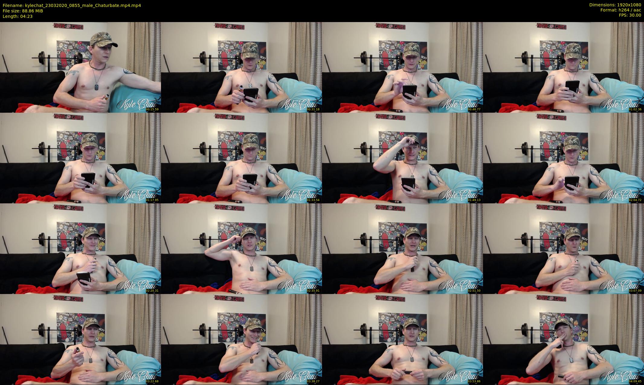 kylechat — 5 minute Chaturbate male cam show recording, 1080p, Mar 23, 2020