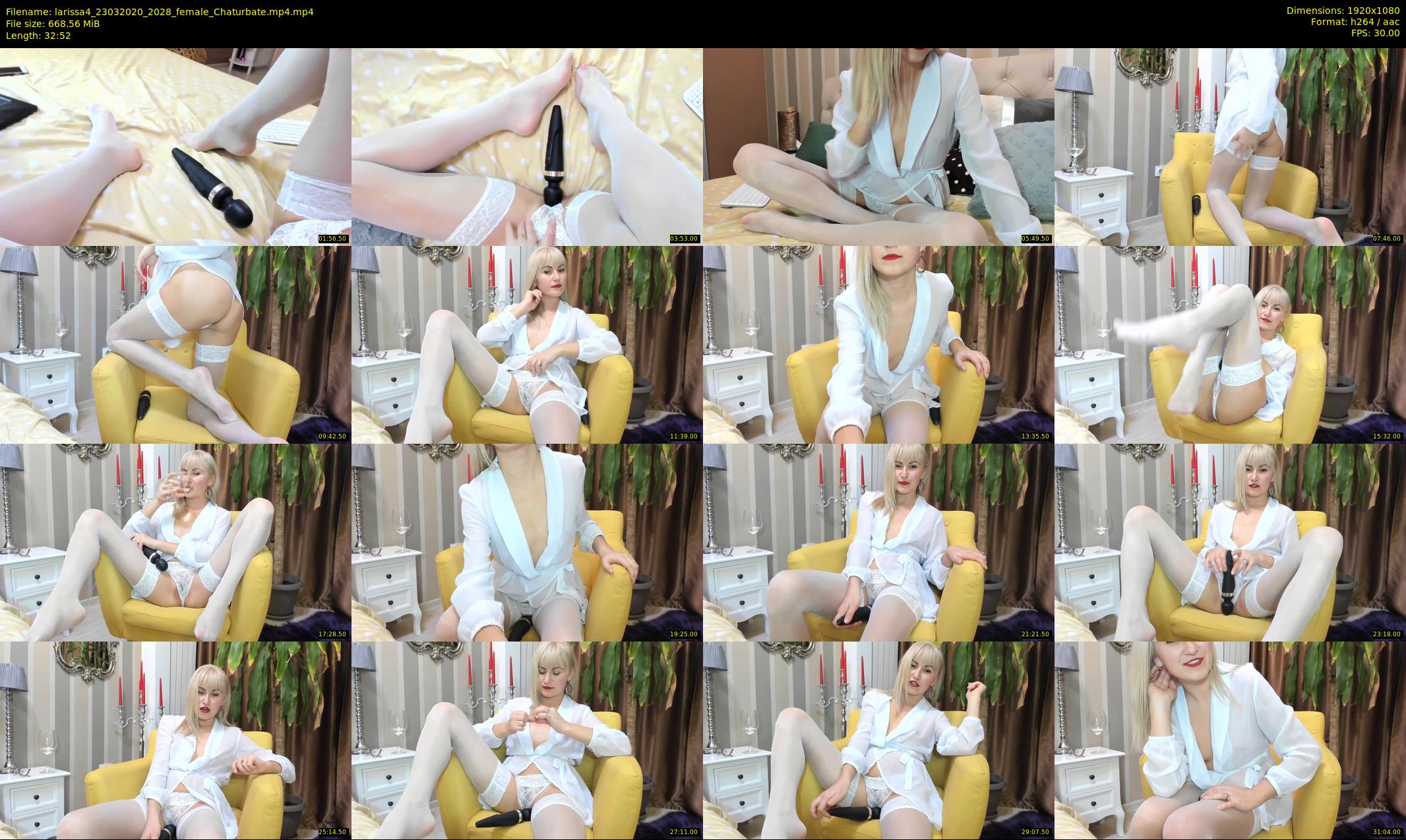 larissa4 — 33 minute Chaturbate female cam show recording, 1080p, Mar 23, 2020