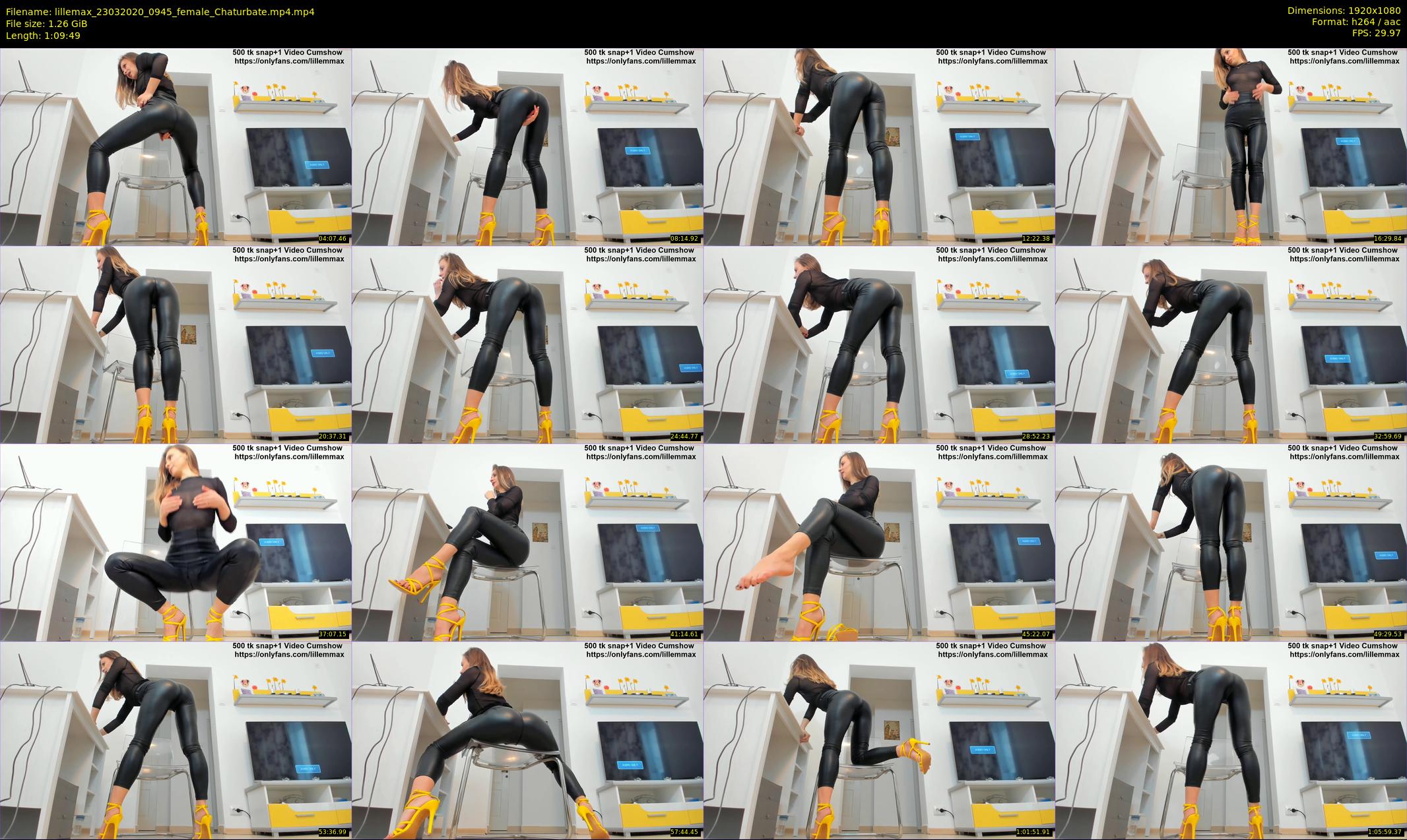 lillemax — 70 minute Chaturbate female cam show recording, 1080p, Mar 23, 2020