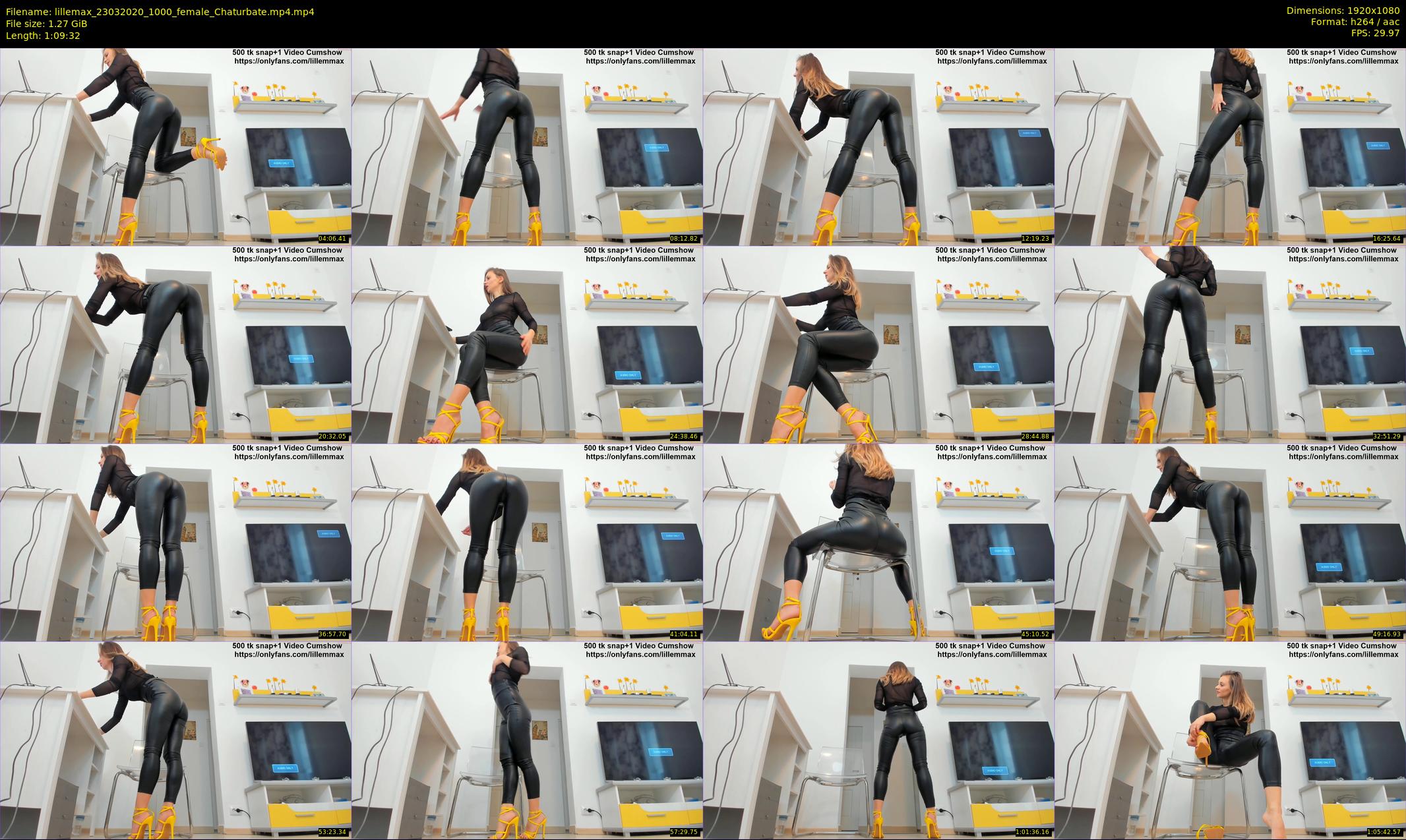 lillemax — 70 minute Chaturbate female cam show recording, 1080p, Mar 23, 2020